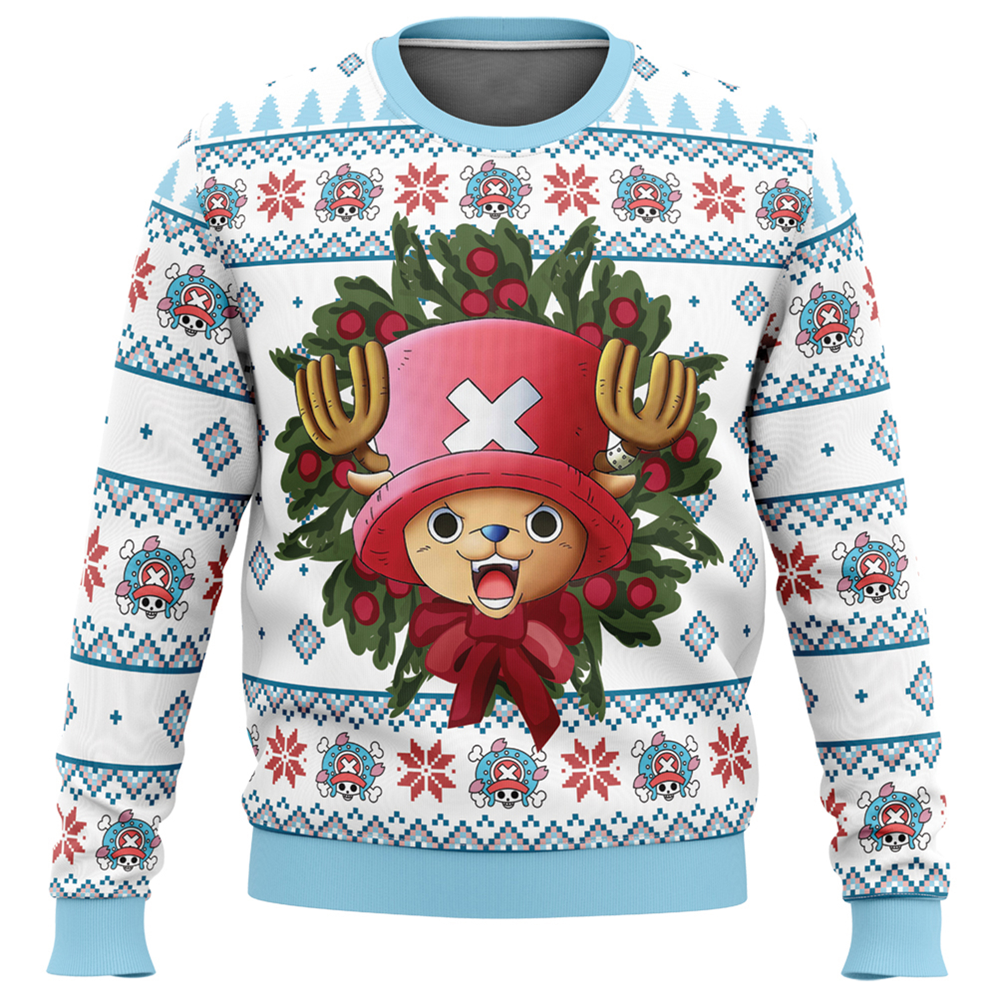 Unisex Anime Ugly Christmas Sweater TeeThreads Sustain the Scene with Custom Apparel