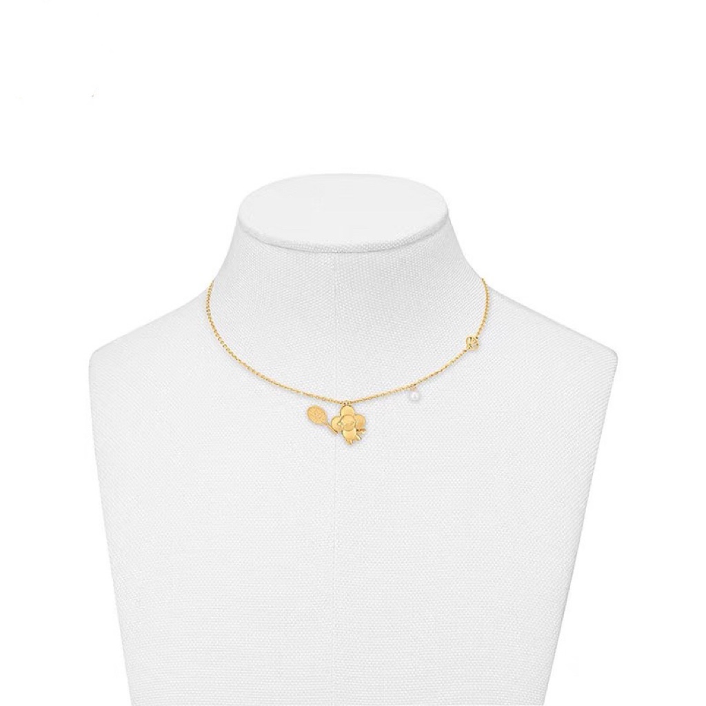 Louis Vuitton Tennis Racket Vivienne Pendant Necklace - Original Replica Club