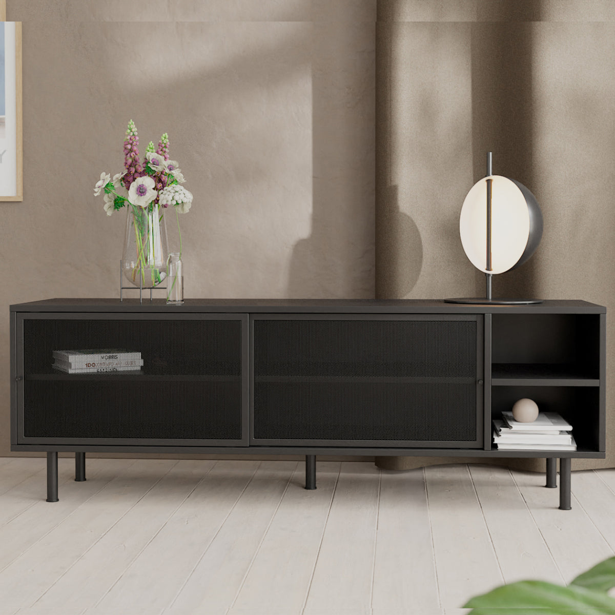 by fonQ Tibbe Tv-meubel - Zwart