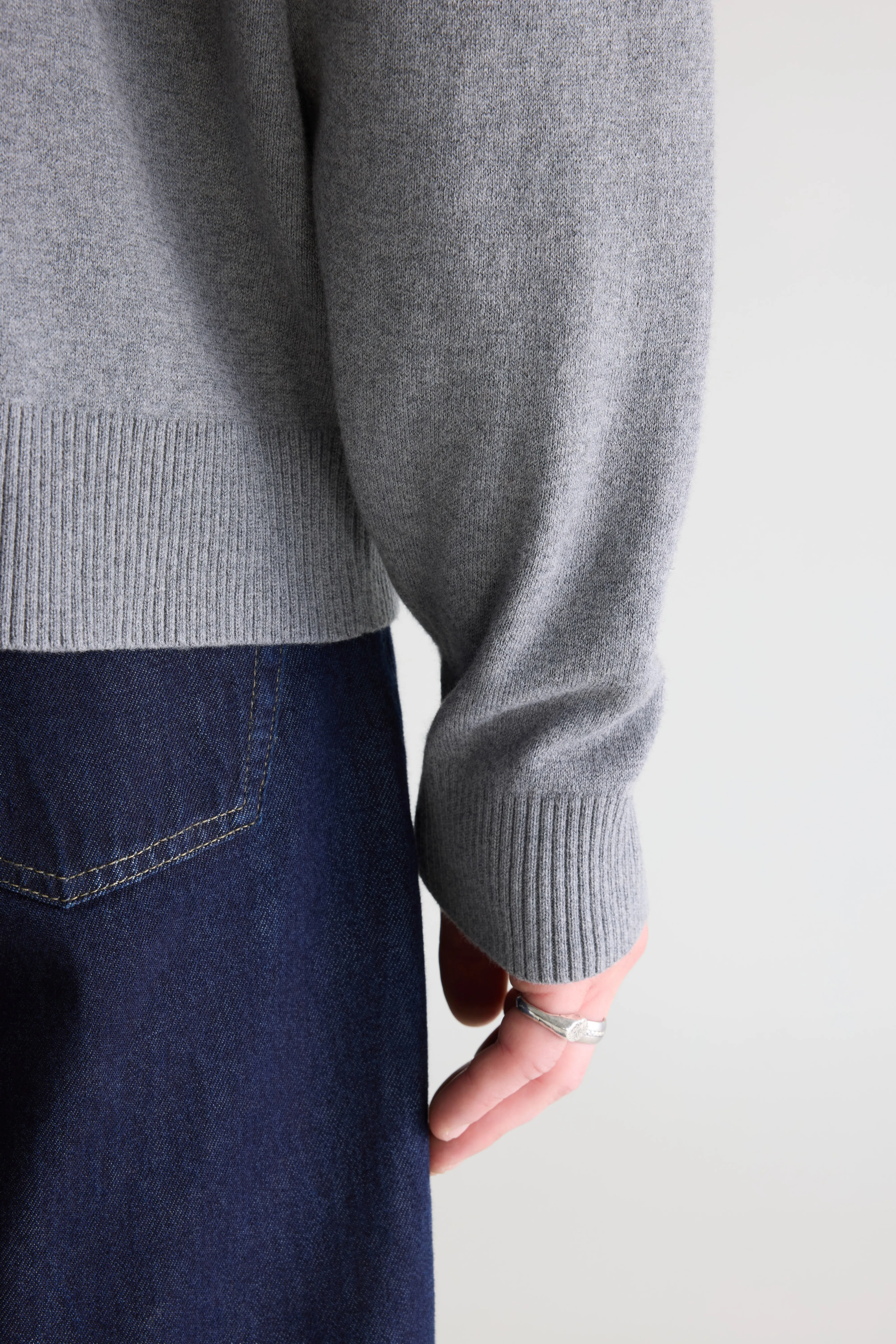 Bellerose Geolem crewneck sweater  (261 / M / MID GREY)