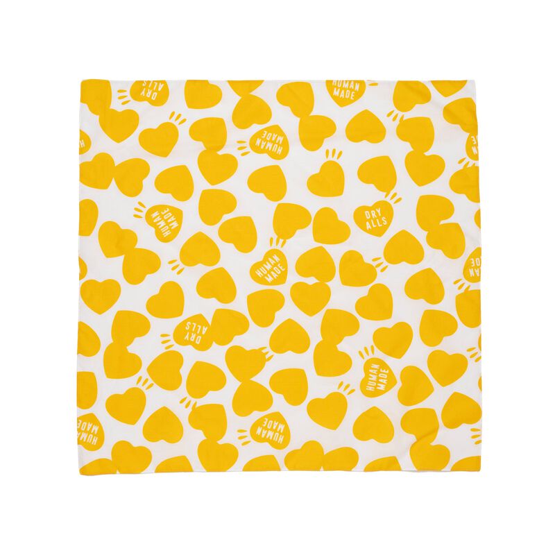 HUMAN MADE HEART BIG BANDANA