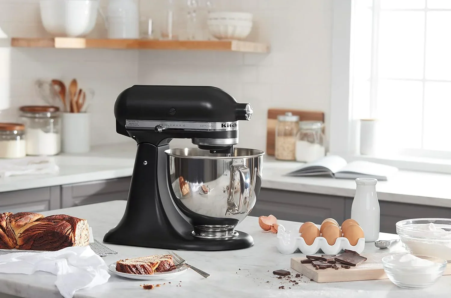 KitchenAid Artisan 5-Quart Tilt-Head Stand Mixer with Pour Flap