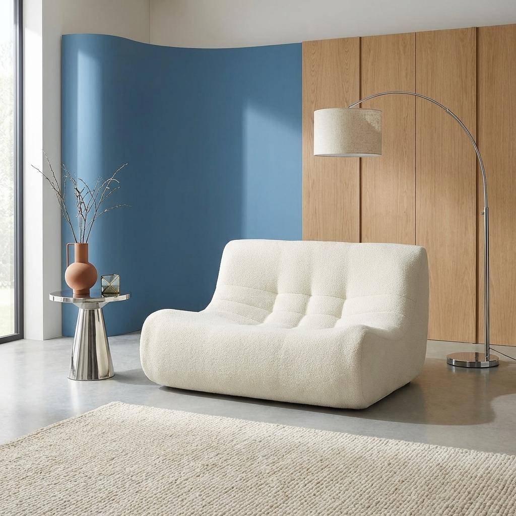 Sokol borreguito - Sillón borreguito texturizada, 2 plazas