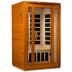 Dynamic Sauna San Marino 2-person Low EMF (Under 8MG) FAR Infrared Sauna (Canadian Hemlock)