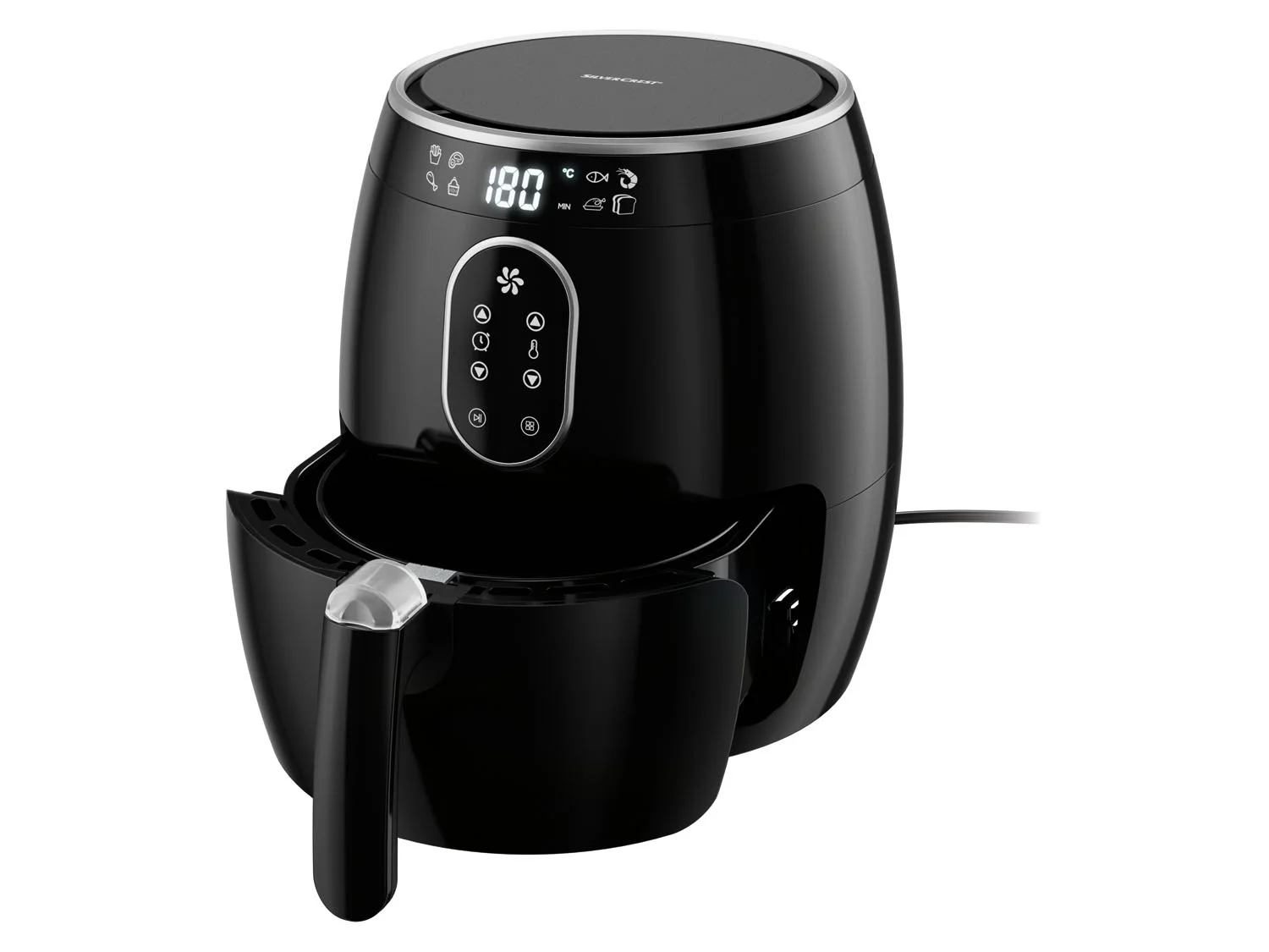 SILVERCREST KITCHEN TOOLS hot air fryer SHFD 1350, with digital touchscreen