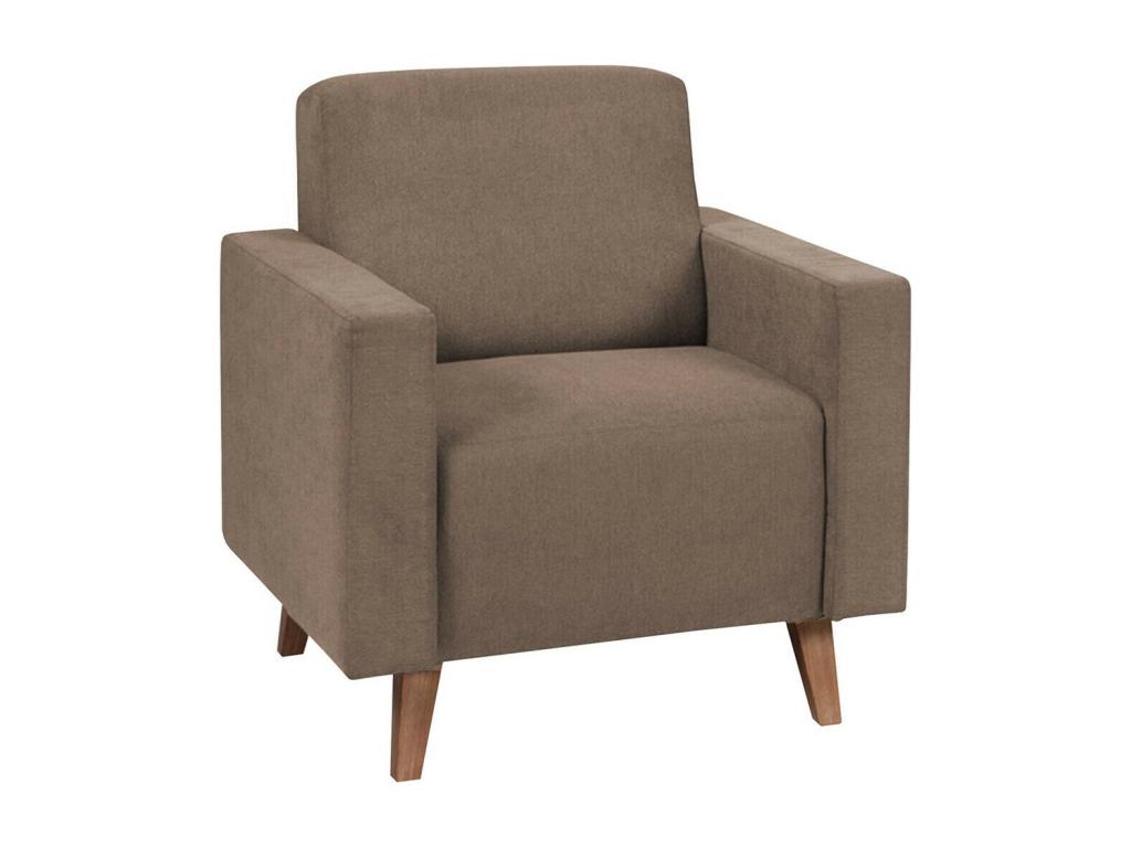 Sillón Cozetiq D102 - Marrón - 80x75x75cm - Tapiz - Patas Plástico