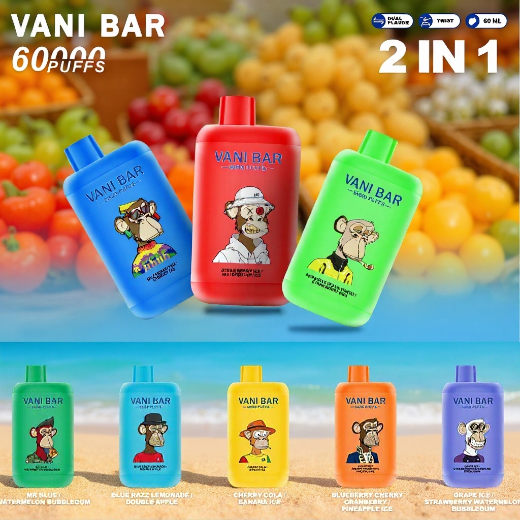 VANI BAR MEGA 60.000 – A világelső 2-az-1-ben okos vape megérkezett!