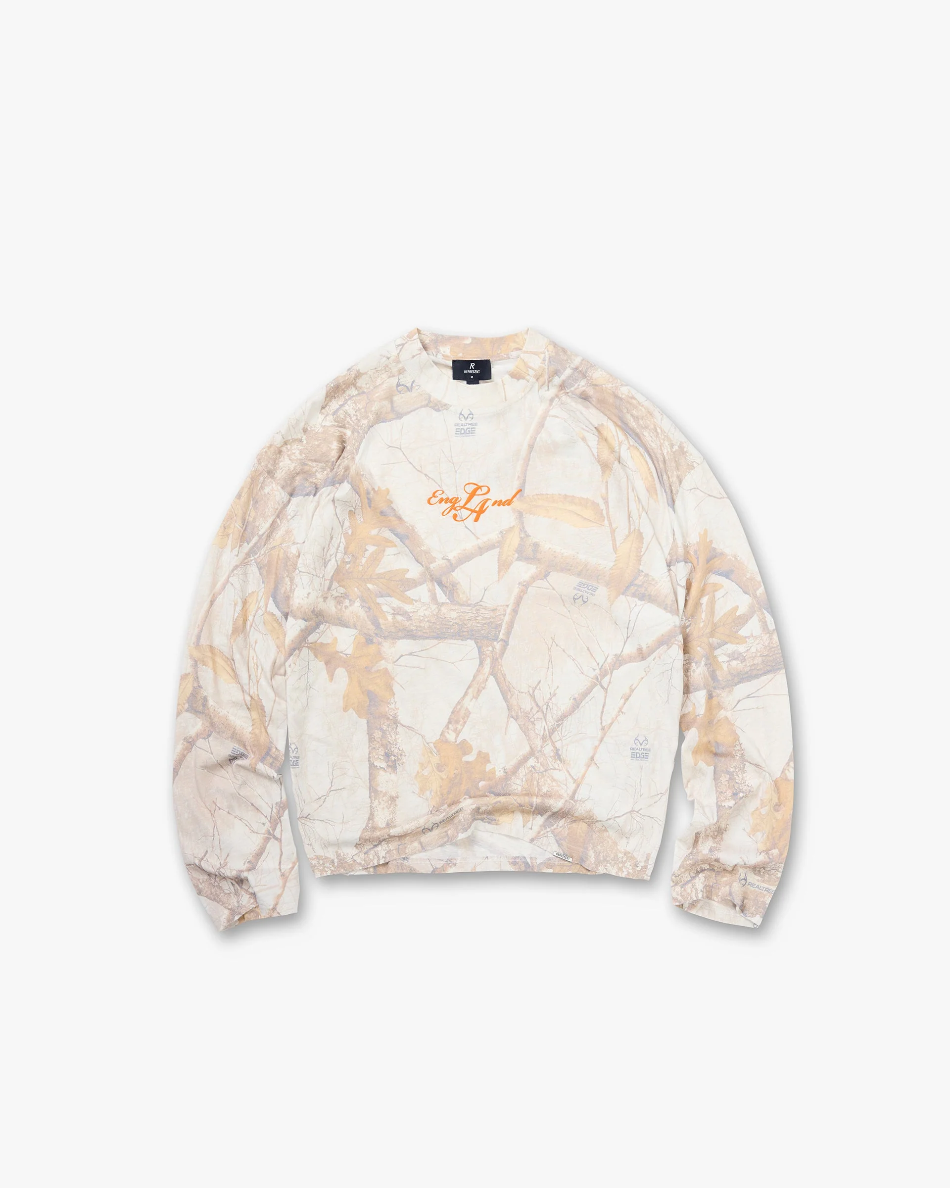 EngLAnd Long Sleeve T-Shirt - Washed White Realtree®