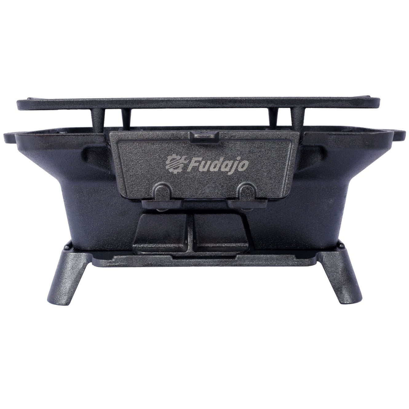 Hibachi Grill, 16" Portable Cast Iron Outdoor Tabletop Grill, Handled Mini Japanese BBQ Charcoal Stove, Small Durable Camping Cast Iron Grill with Grate Hook - Image 10