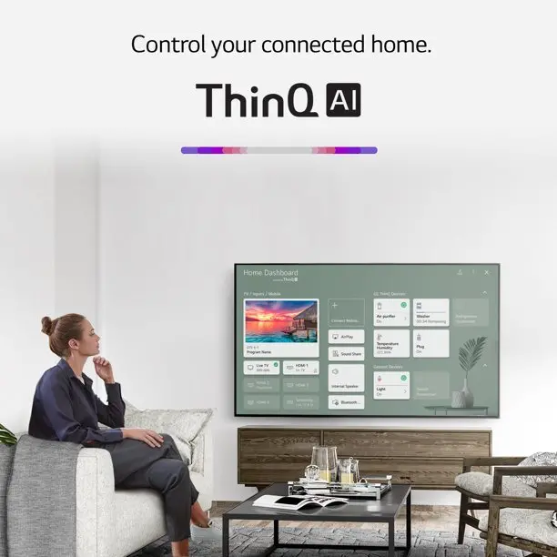 LG 55-Inch NanoCell 75 Series 4K Smart TV - AI ThinQ, Ultra HD, HDR, WebOS Platform - Image 5 LG 55-Inch NanoCell 75 Series 4K Smart TV - AI ThinQ, Ultra HD, HDR, WebOS Platform - Image 5