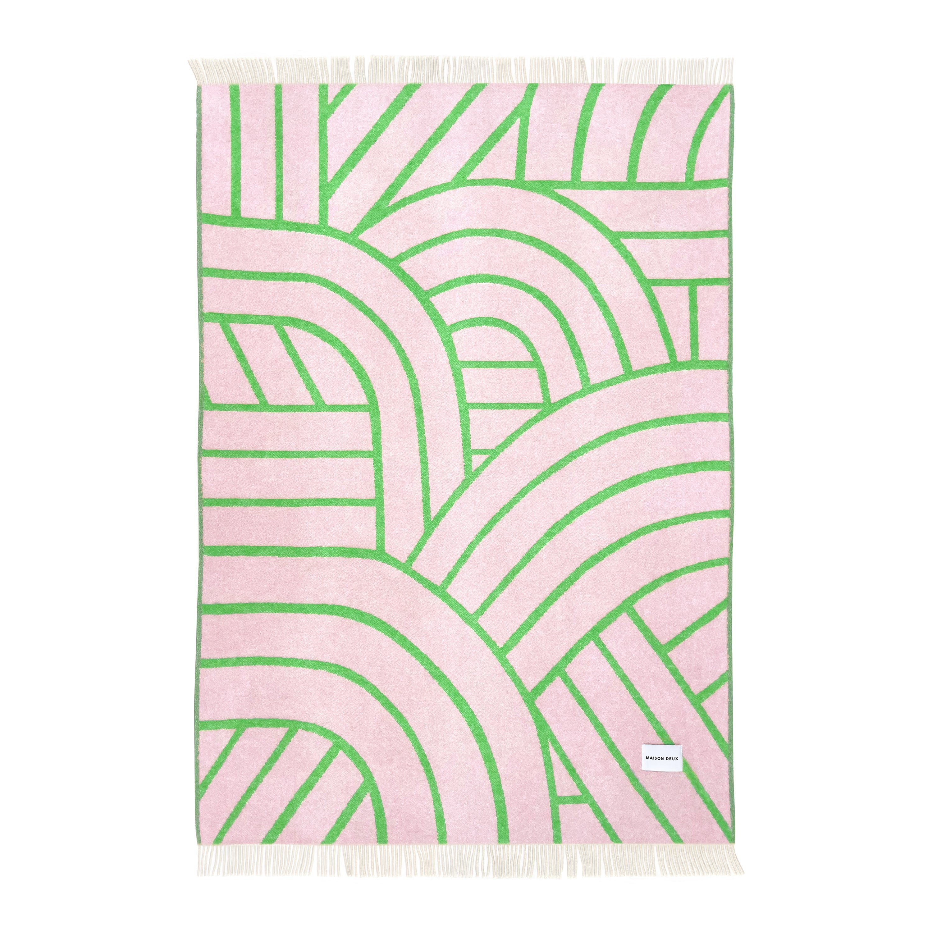 Maison Deux Lines Plaid - Roze / Apple