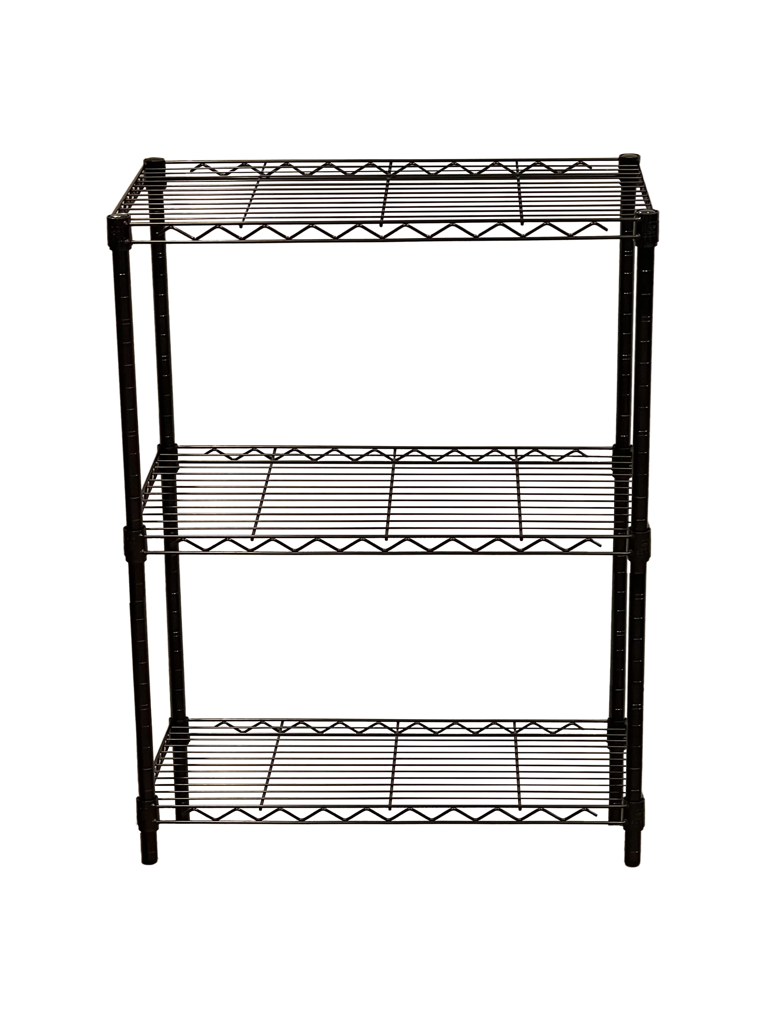 Juggernaut Storage Easy Assembly 24"W x 14"D x 30"H 3-Shelf Shelving Unit, Black - image 4