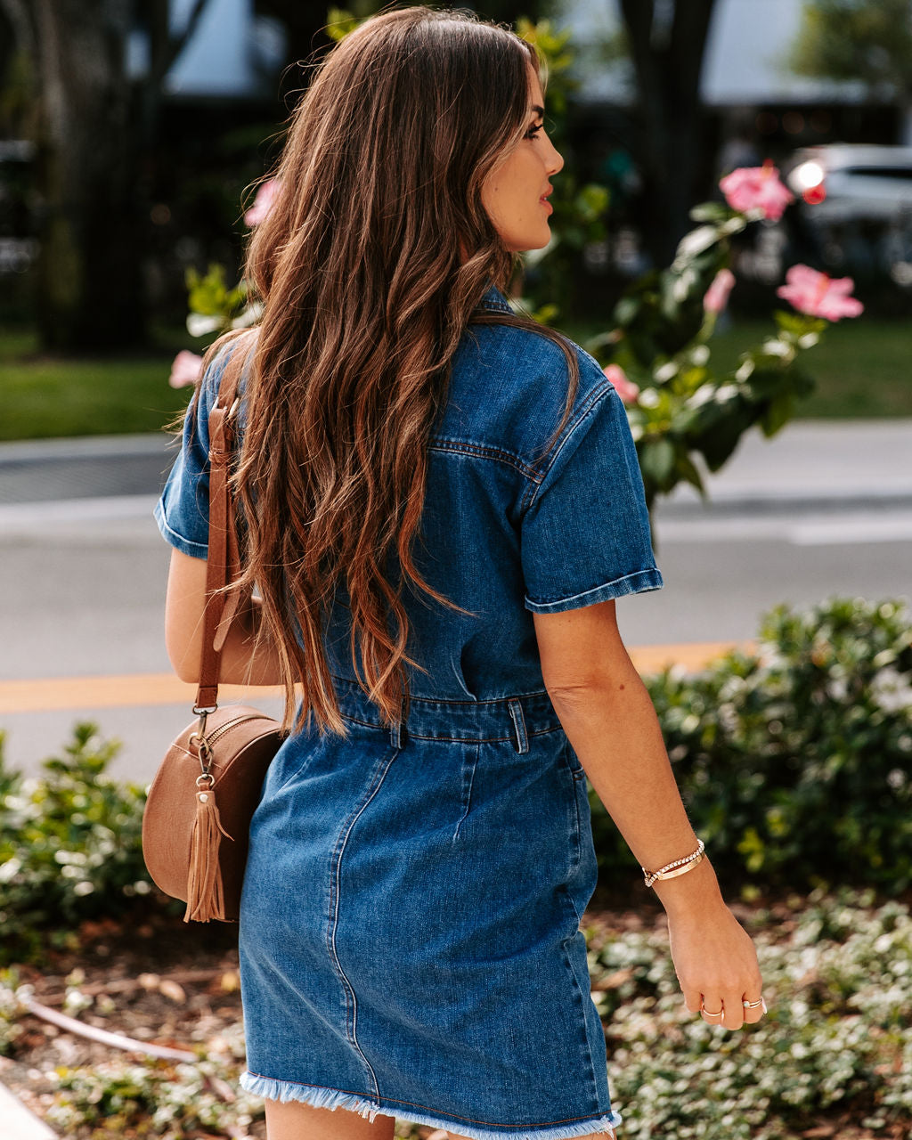 From The Block Denim Pocketed Mini Dress - FINAL SALE - Se7enfashion