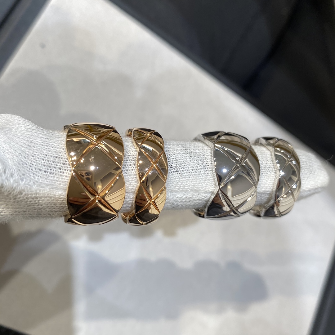 Chanel No Diamond Wide Coco Crush Ring - Original Replica Club