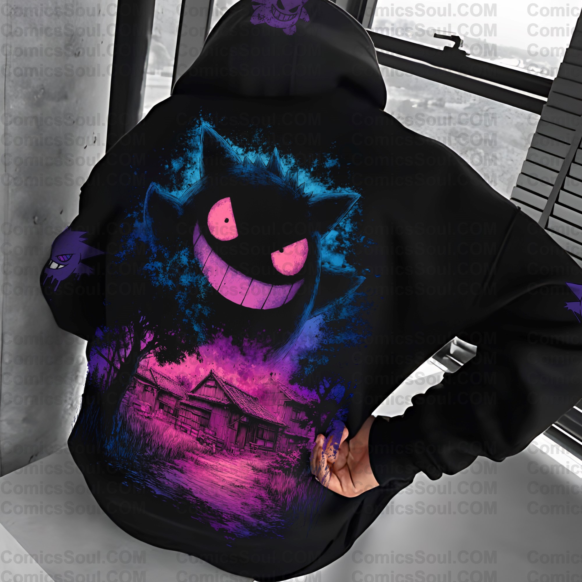 Unisex Anime Graphic Streetwear Vintage Hoodie