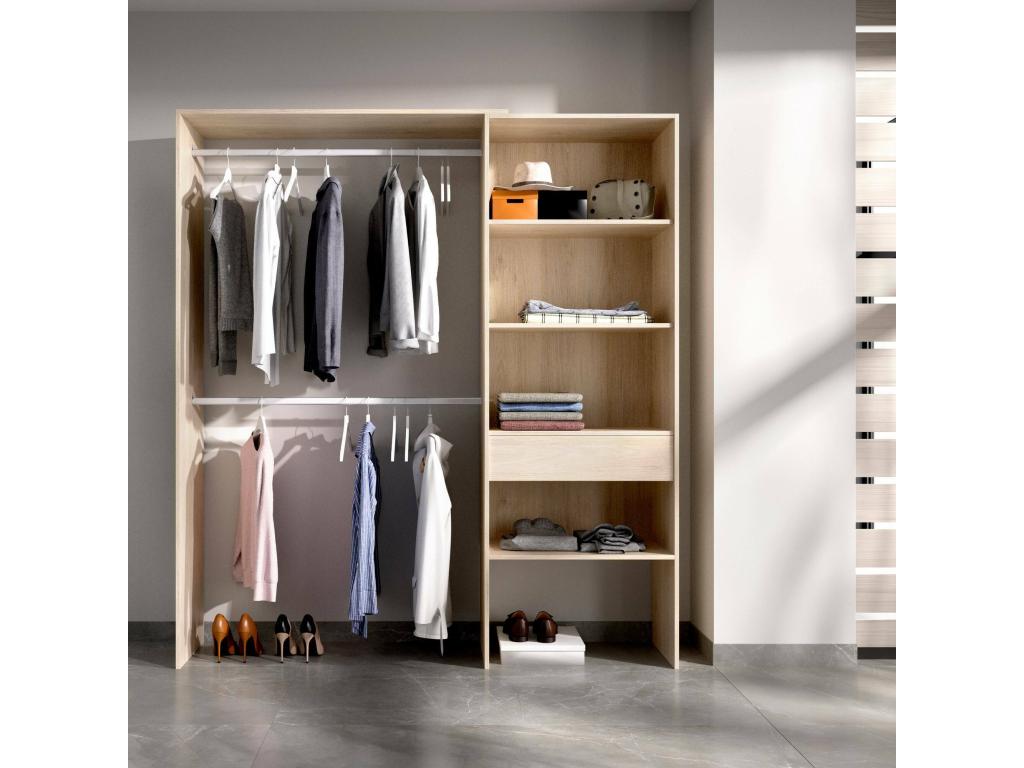 Armario Sancaldeco Estructura para vestidor Perchero abierto 160x40h187 cm Sancaldeco XYMJ60057
