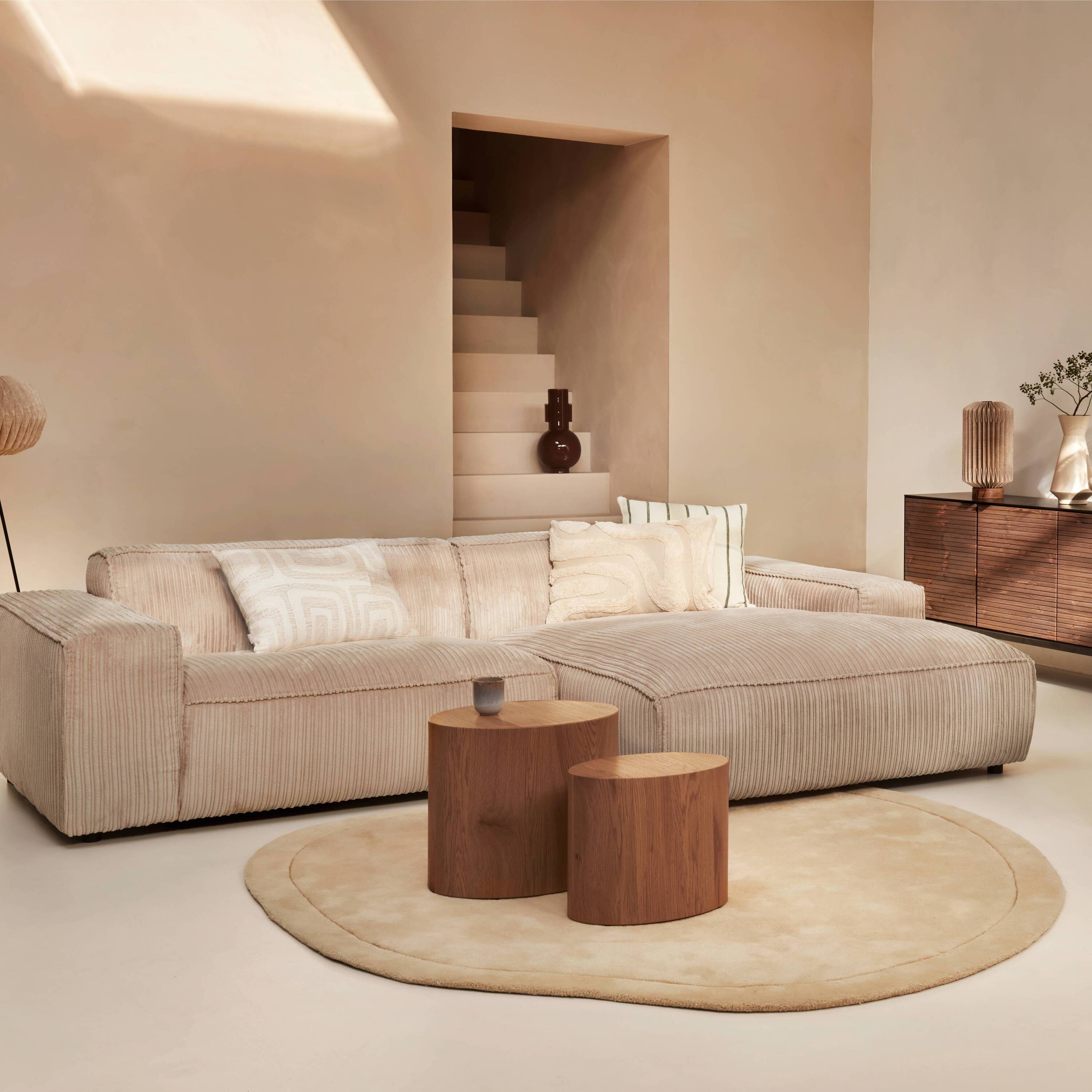 by fonQ Groovy Sierkussen 40 x 60 cm - Ivoor