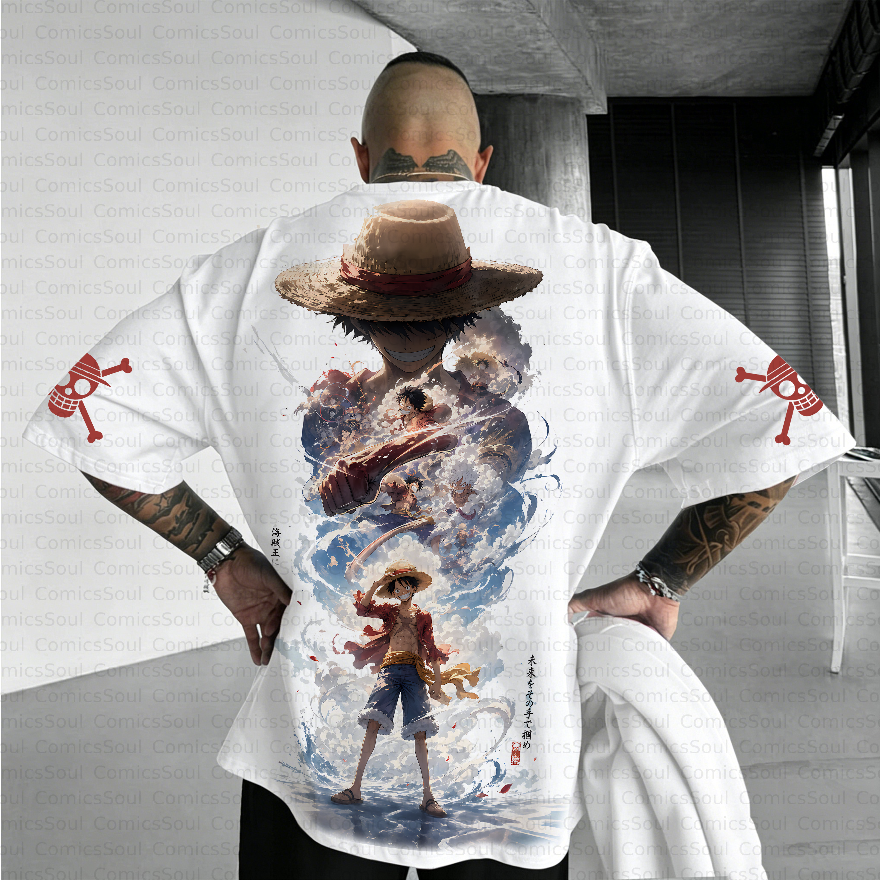 Unisex Anime Inspired Vintage T-Shirt