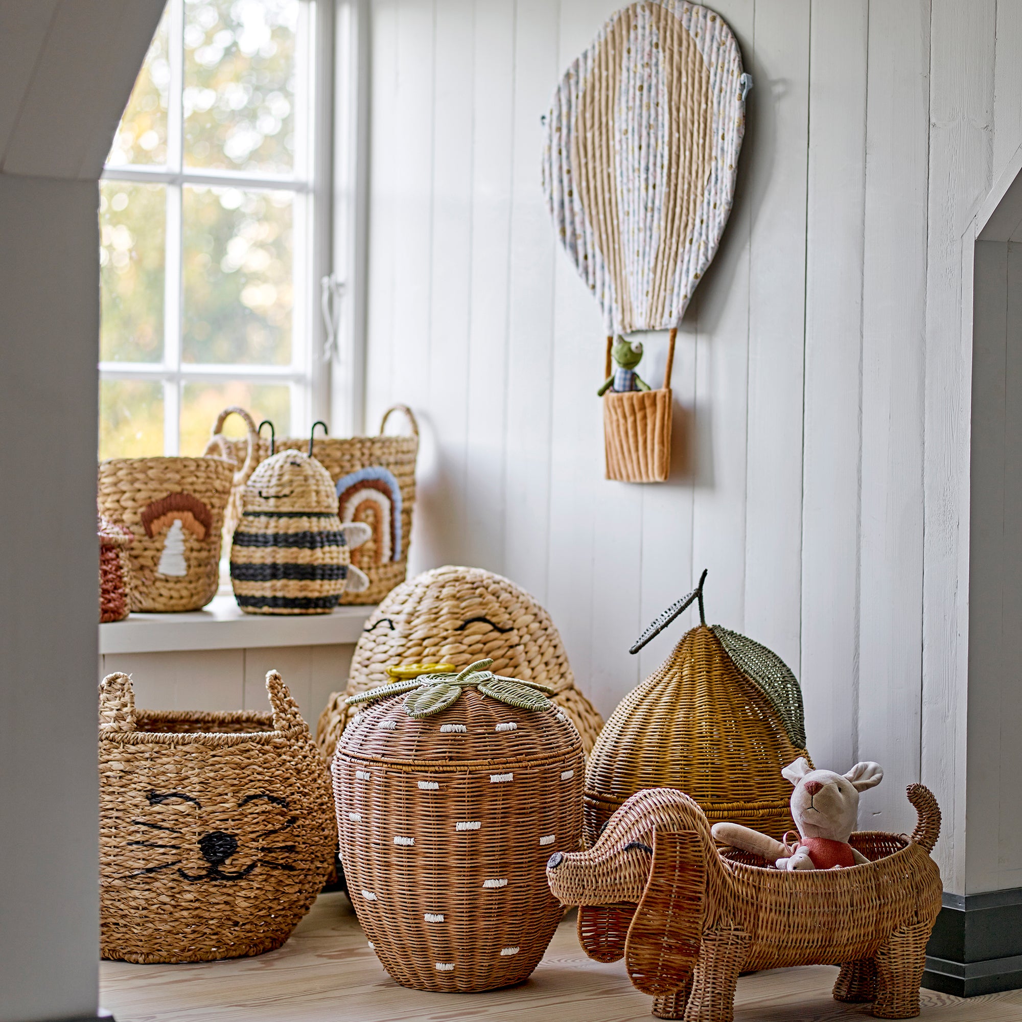 Bloomingville Milus Opbergmand - Set van 2