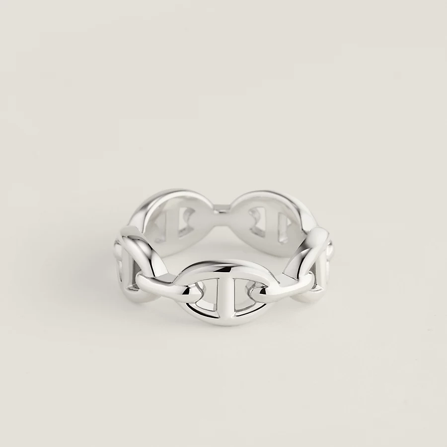 Replicate Chaine d ancre Enchainee ring, small model(1:1 replica) - Original Replica Club