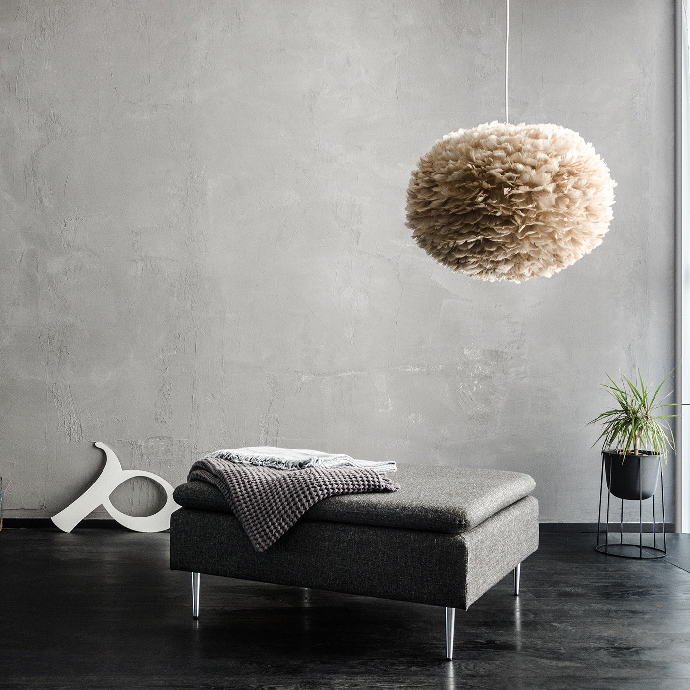 Umage Eos Large lampenkap light brown - Ø 65 cm