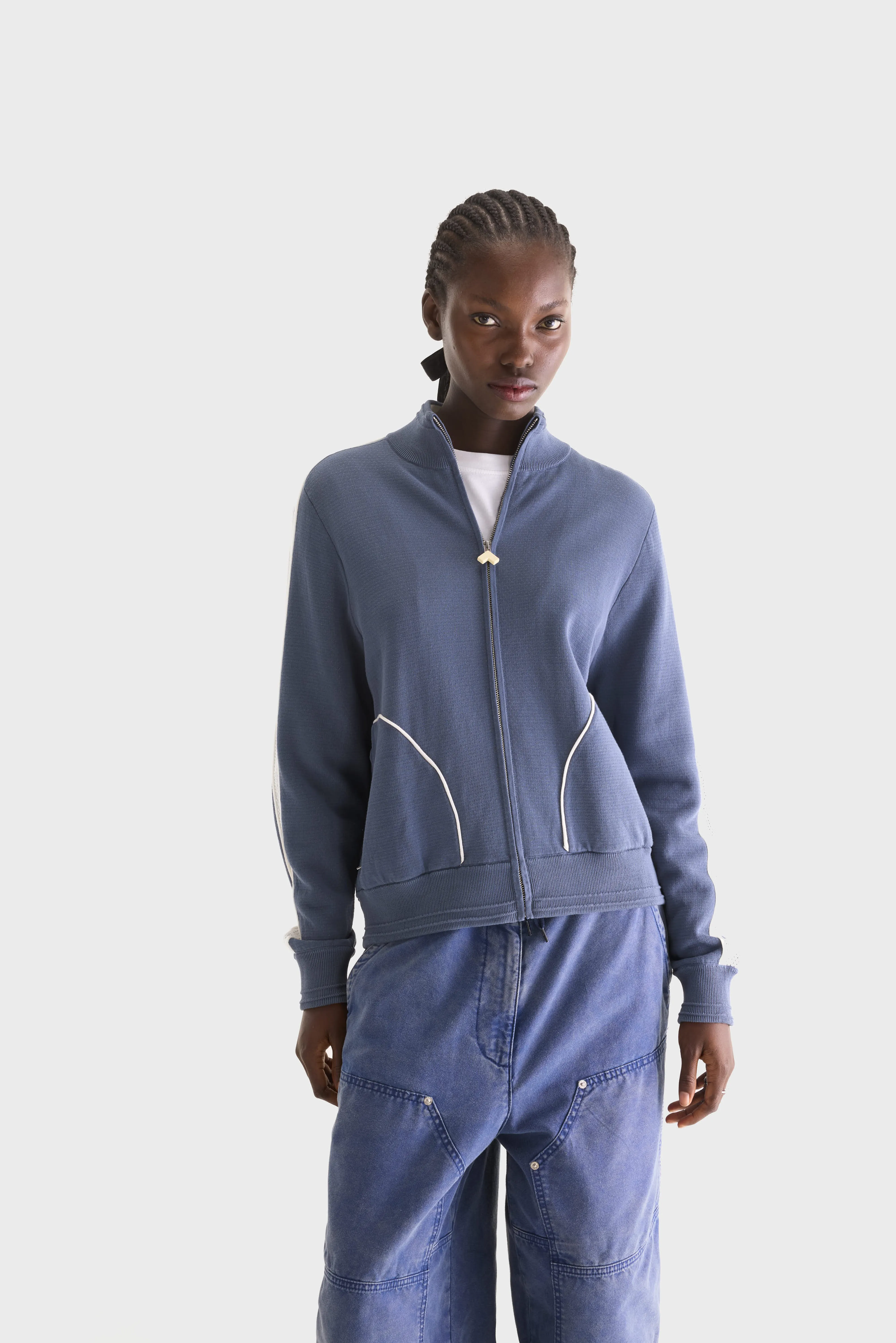Bellerose Dasy zip-up cardigan (261 / W / STORM)