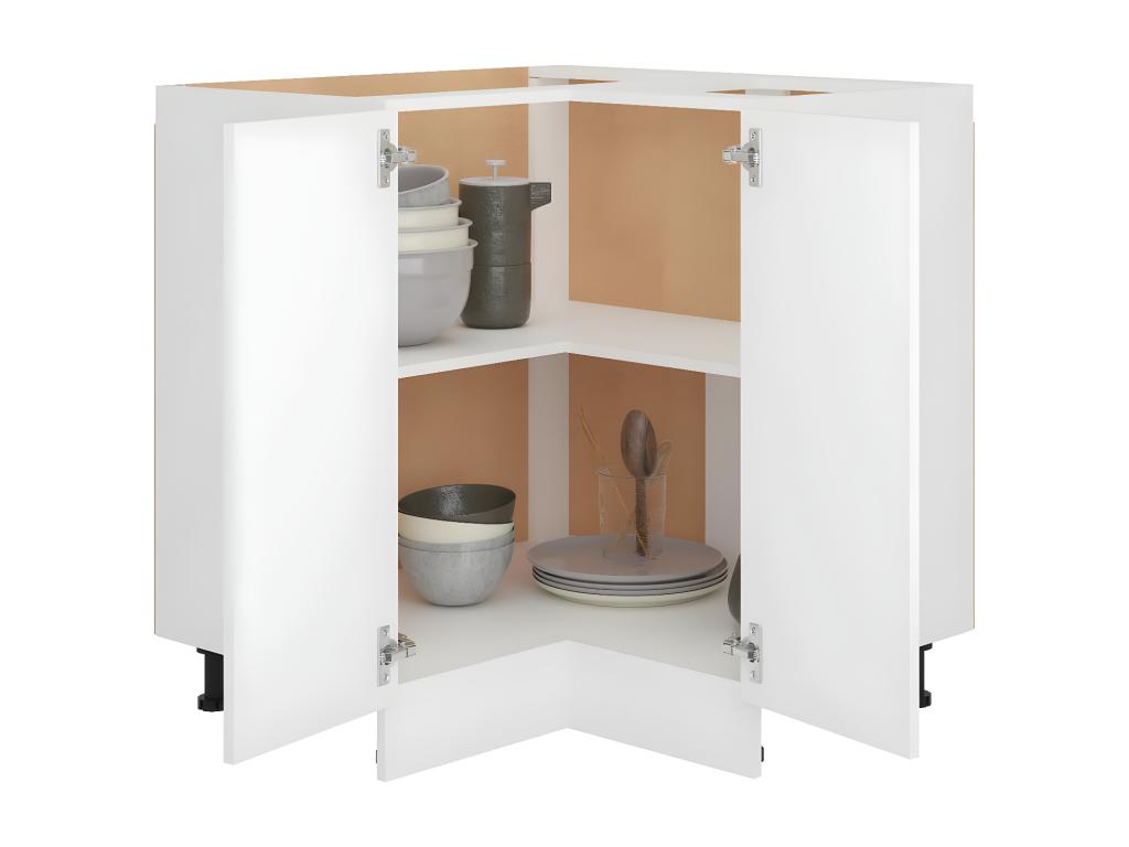 Armario inferior esquina madera ingeniería 75 - 5x75 - 5x80 - 5 cm