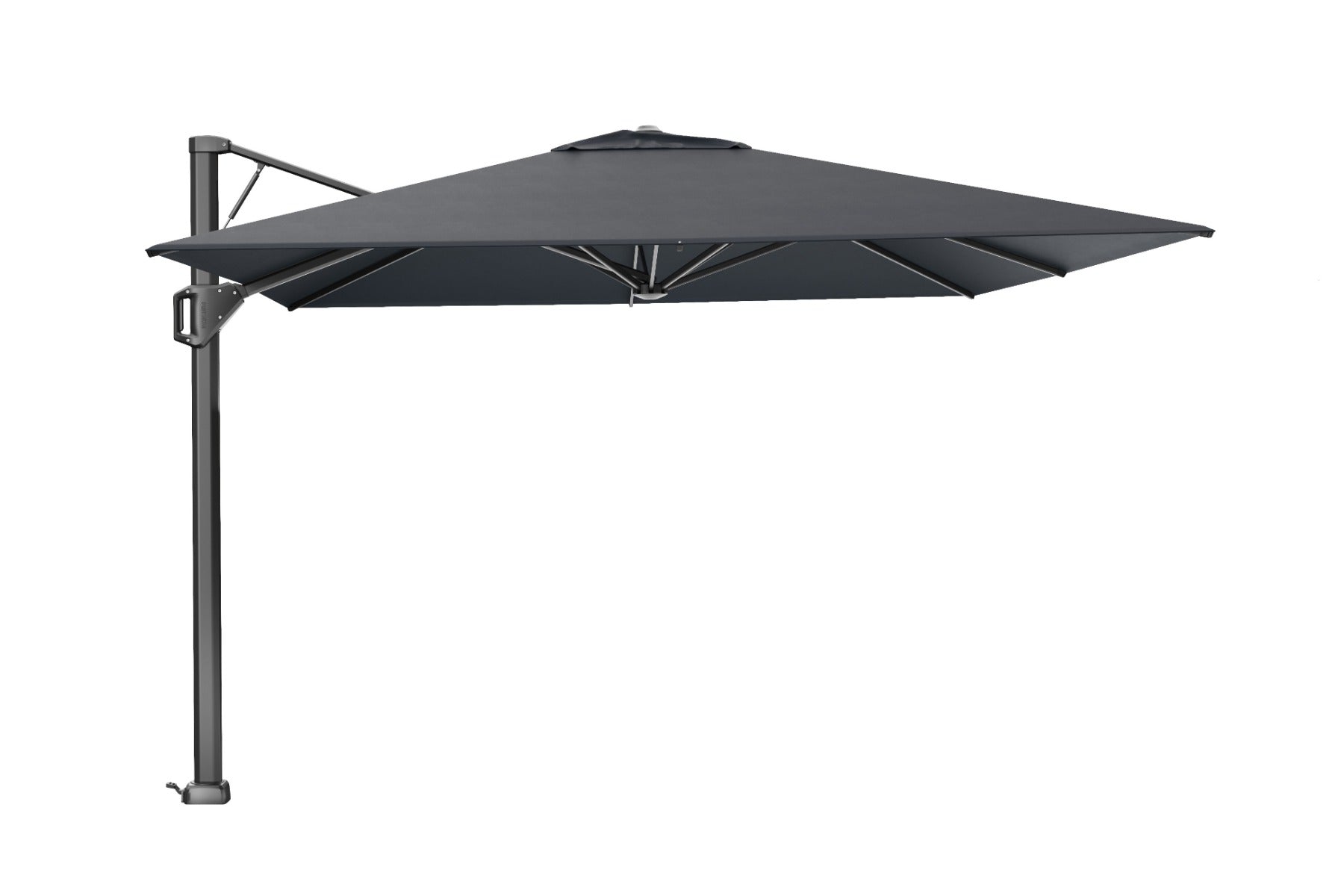 Platinum Beaufort Premium 3,2x3,2 m + Faded Black+ Marbella voet+hoes