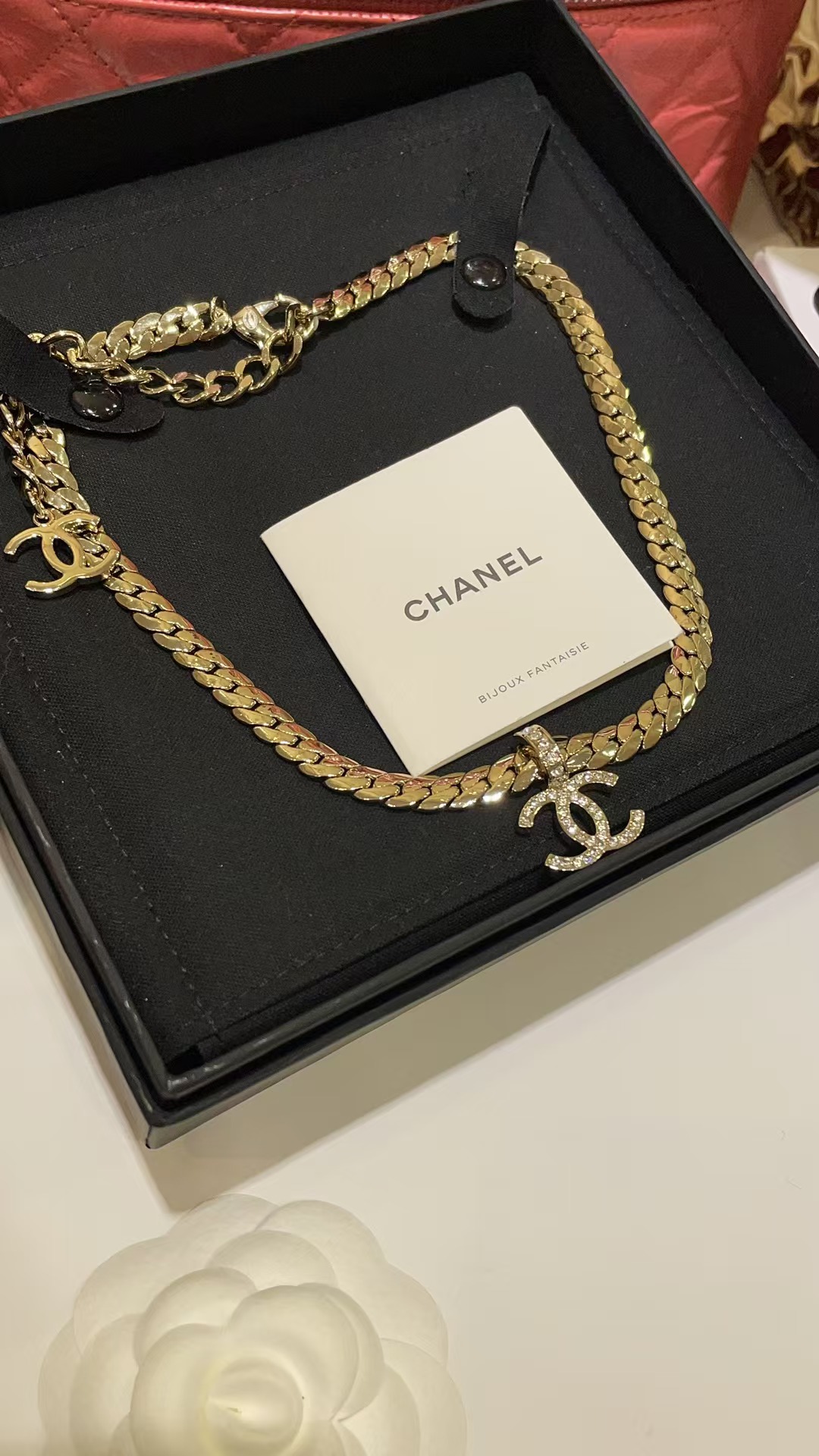 Chanel Chunky Flat Cuban Chain Necklace - Original Replica Club