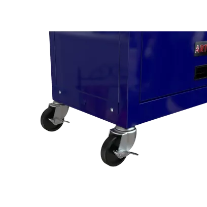 Pouseayar 8-Drawer High Capacity Rolling Tool Chest Storage Cabinet, Blue