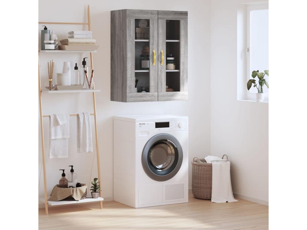 Armario de pared gris Nestleare 69 - 5x34x90 cm