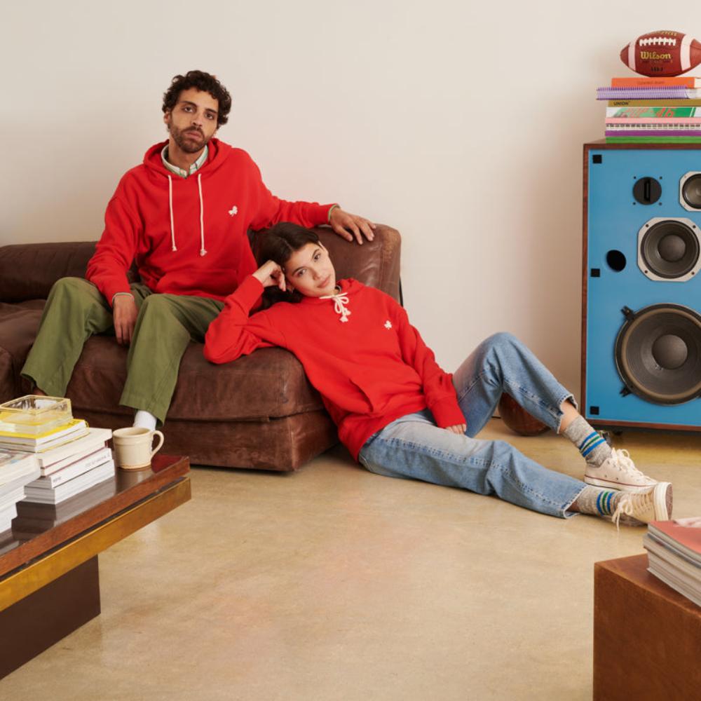 Merci - Sweat Robin - Rouge
