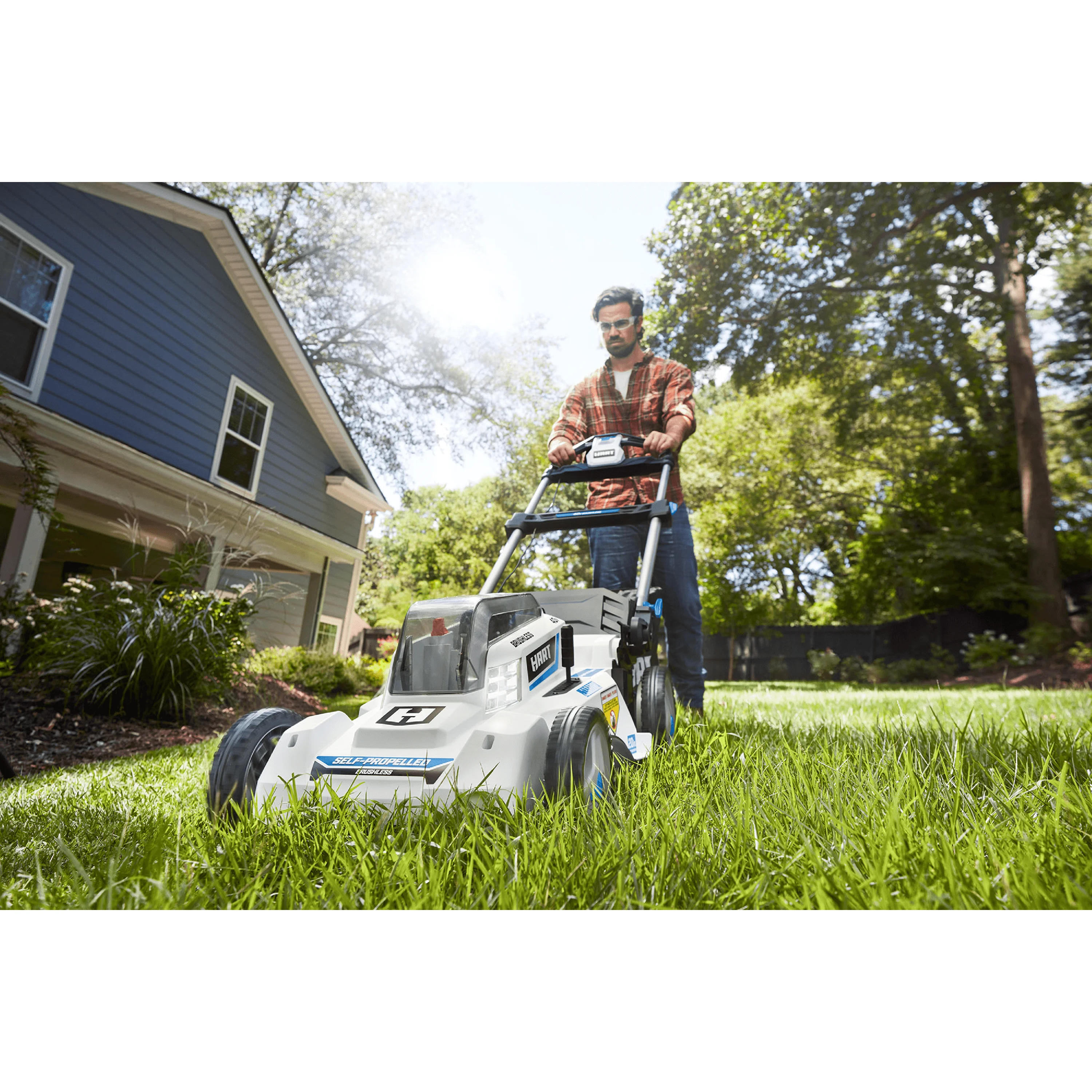 HART 40-Volt Cordless 20-inch Brushless Self Propelled Mower Kit, (1) 6.0 Ah Lithium-Ion Battery - Image 22