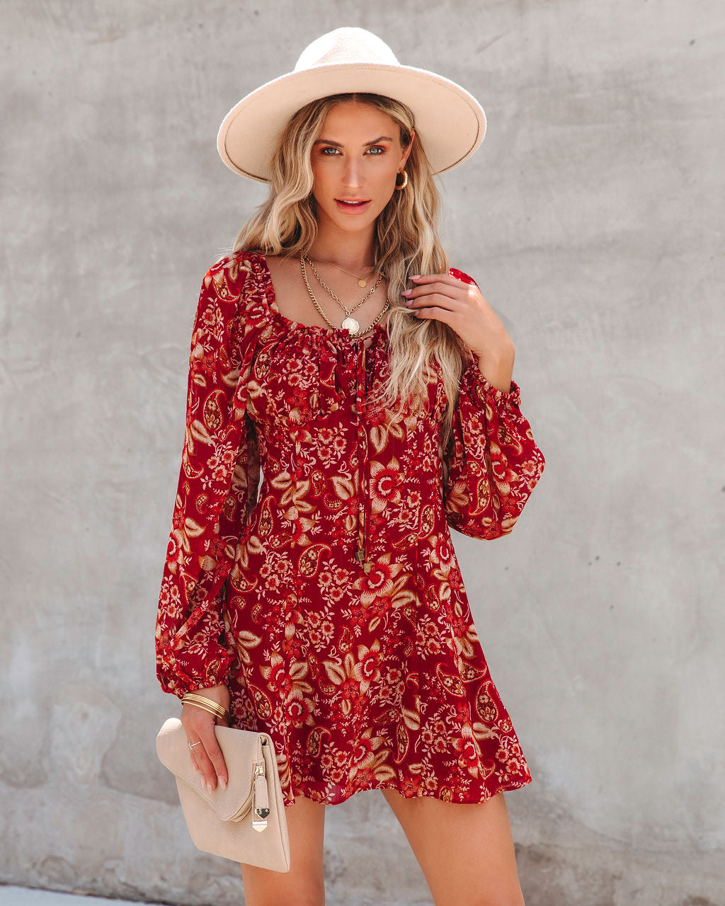 Falling For You Floral Chiffon Mini Dress - FINAL SALE - Se7enfashion