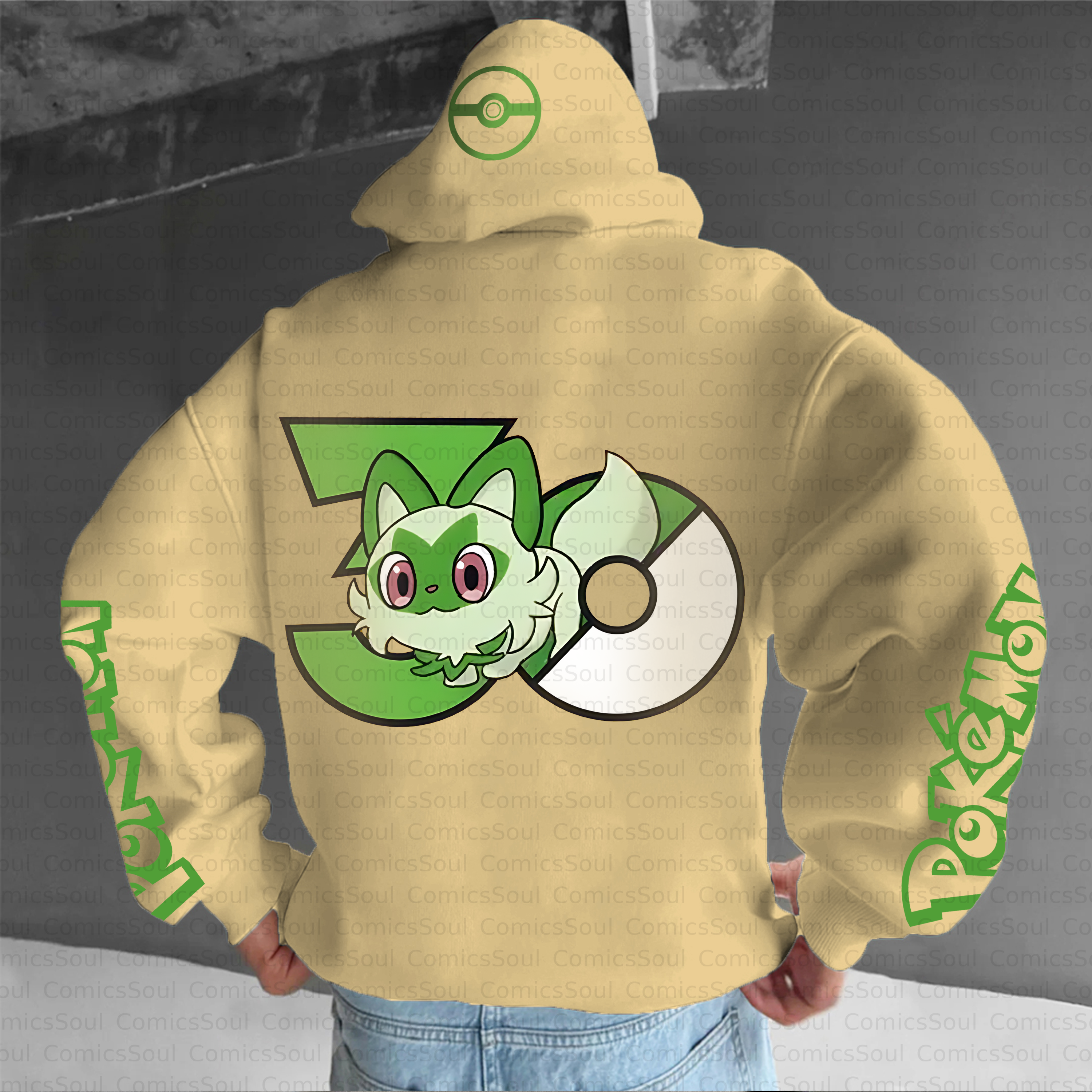Unisex Anime Inspired Vintage Plush Hoodie