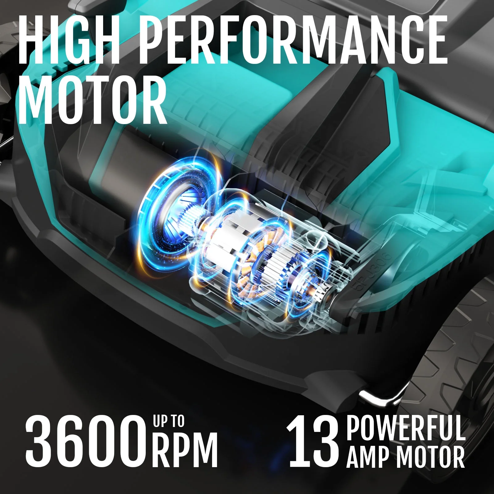 2-in-1 Scarifier and Dethatcher -C Deep Soil Revitalization with High-Torque Motor, Adjustable Depth Control, Dual Safety Switch & Removable 10.5-Gallon Thatch Bag - Image 2