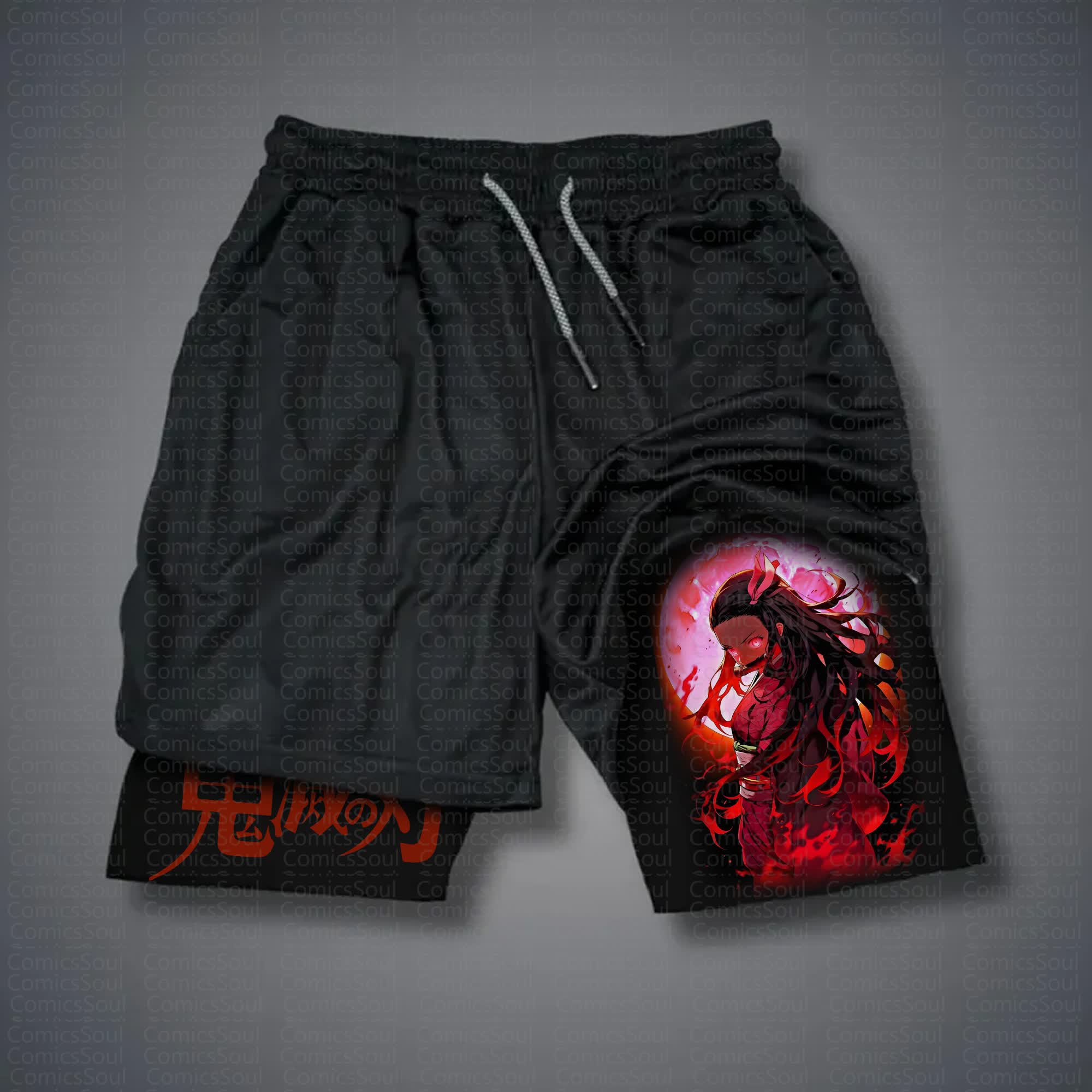 Unisex Casual Anime Streetwear Shorts 丨Comicssoul