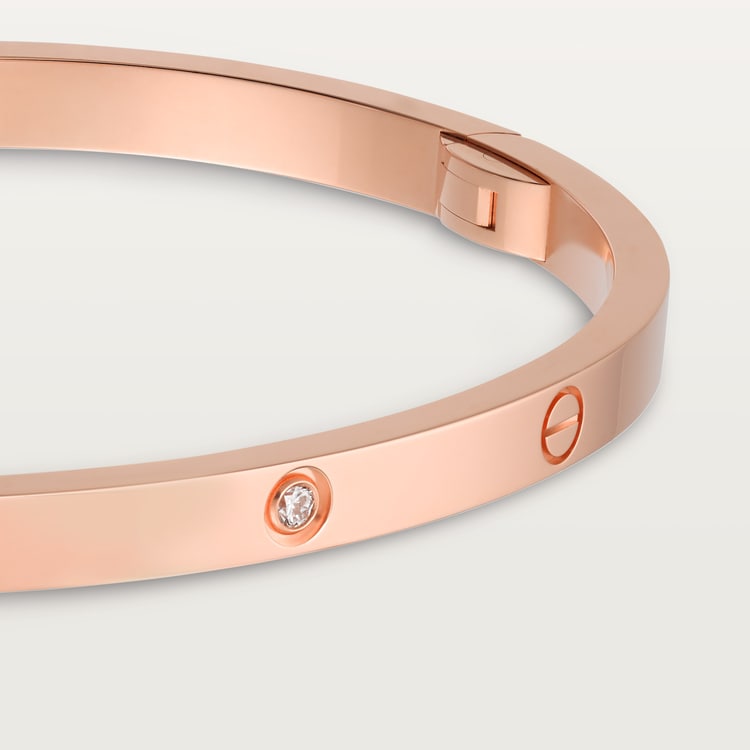 Replicate LOVE bracelet, small model, 6 diamonds(1:1 replica) - Original Replica Club