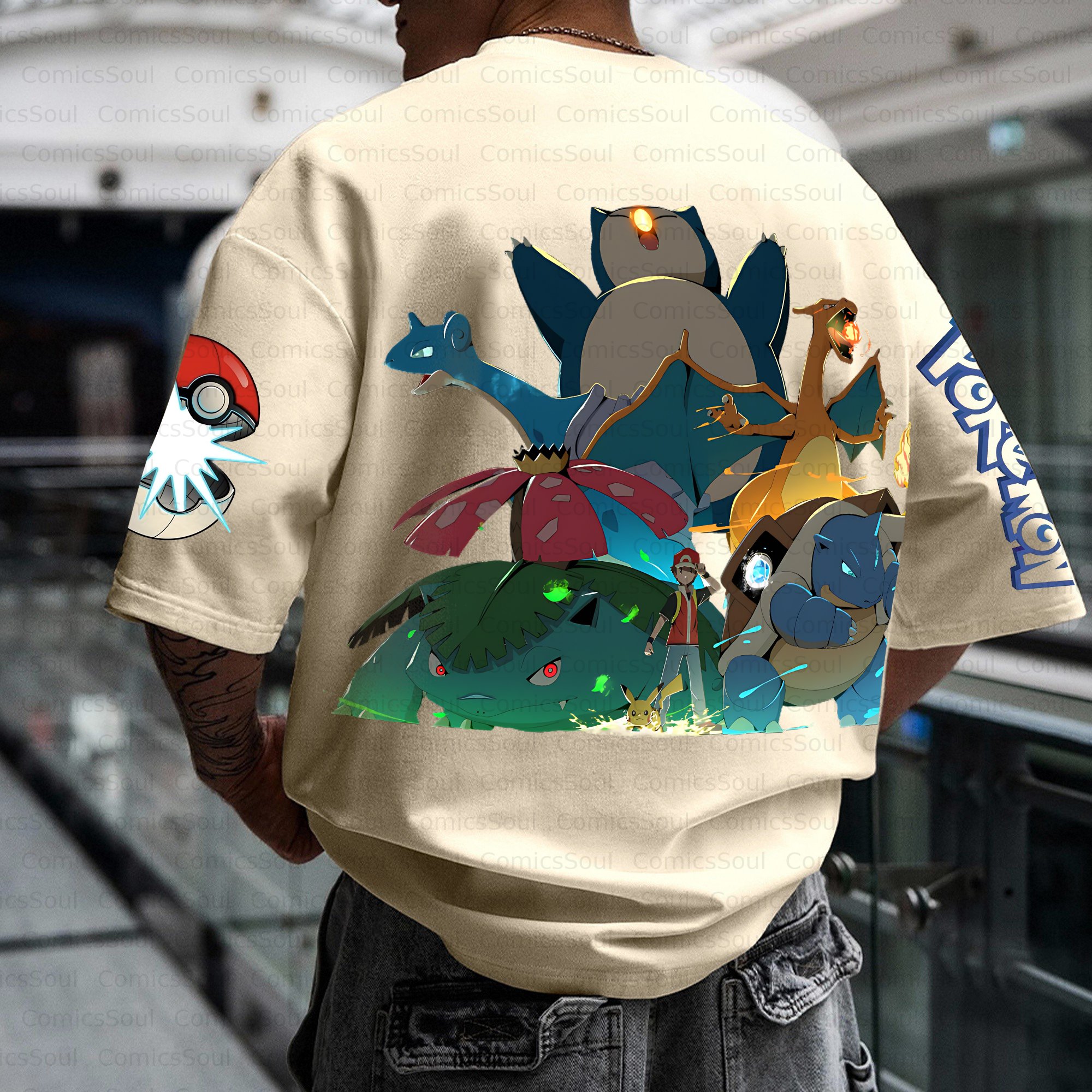 Unisex Anime Inspired Vintage T-Shirt