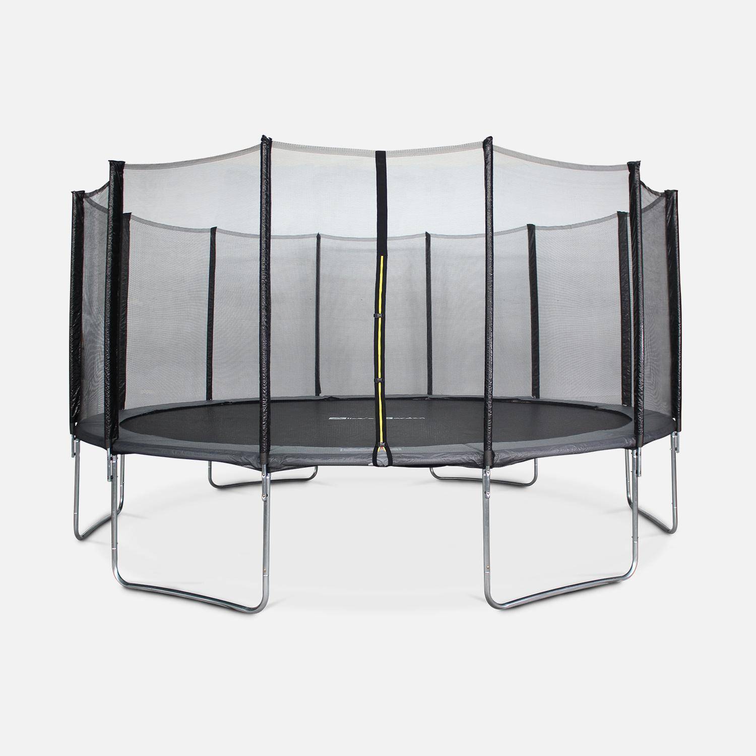 Jupiter - Cama elástica con protección red de 490cm