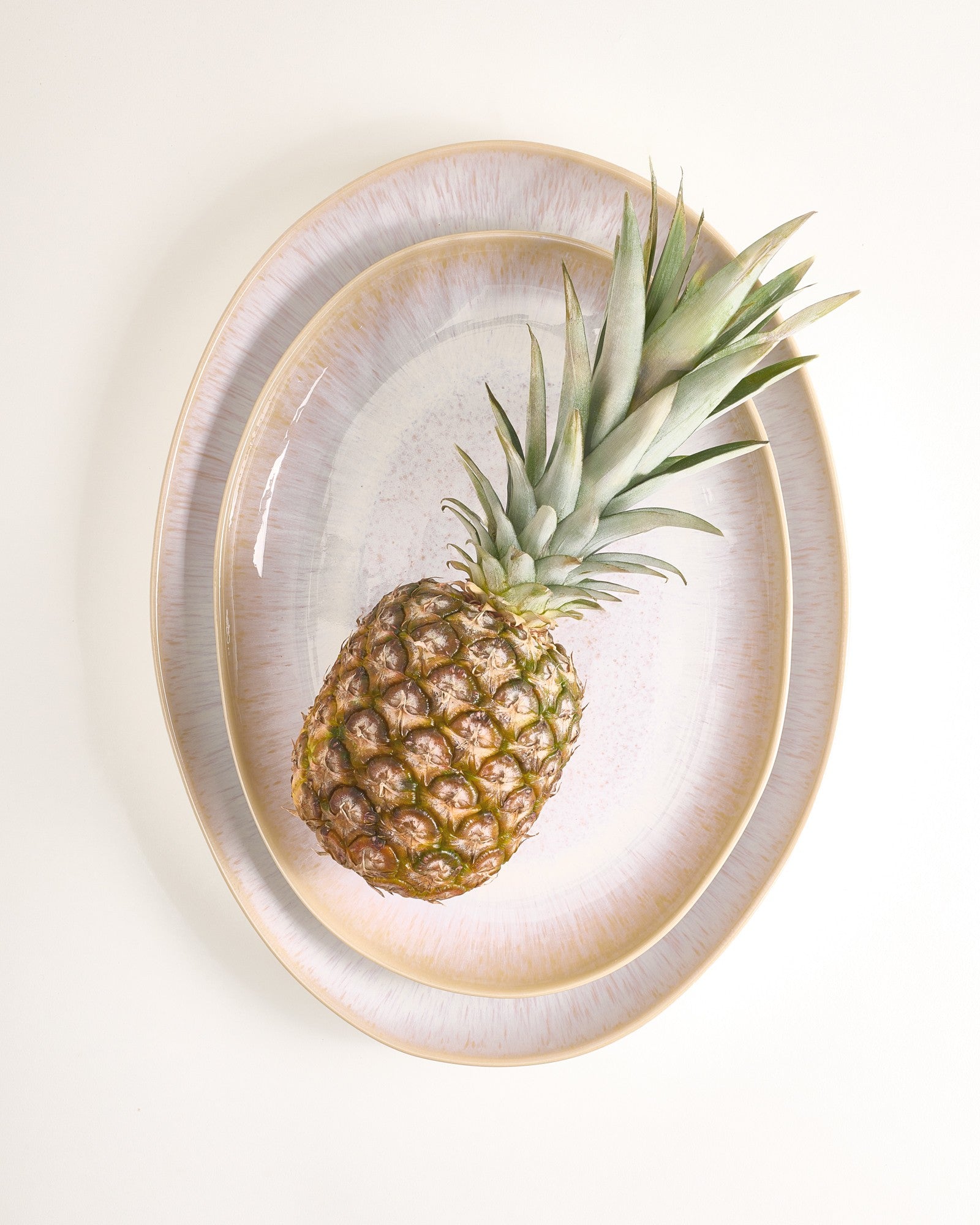 Areia Servierplatte XL oval sand