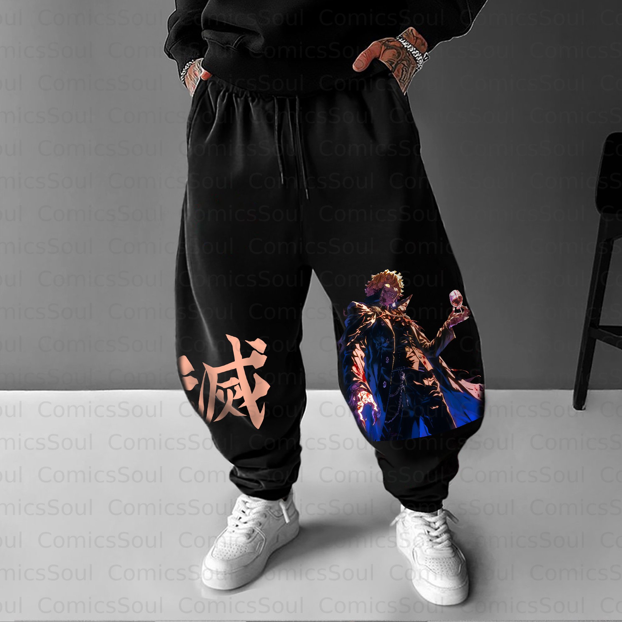 Unisex Halloween Anime Inspired Vintage Pants