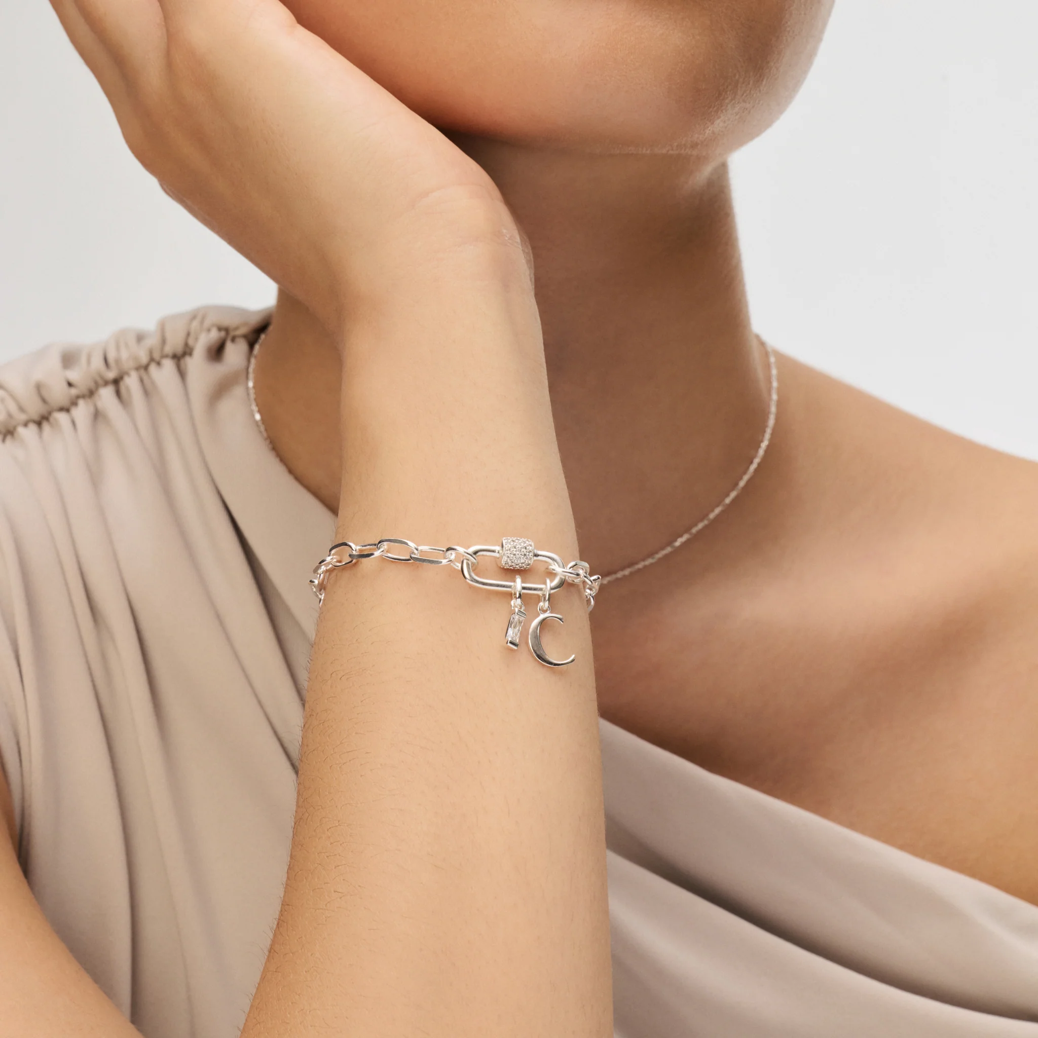 Sterling Silver Letter Charm