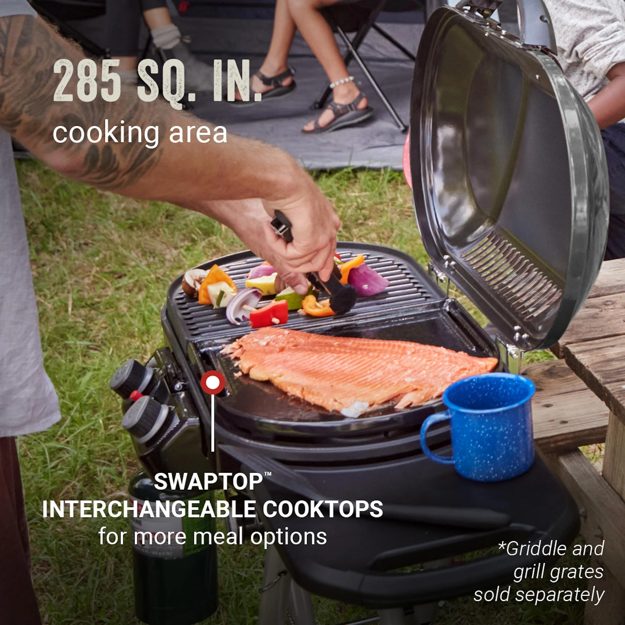 Coleman RoadTrip? X-Cursion 2 Burner Propane Gas Portable Grill - Image 17