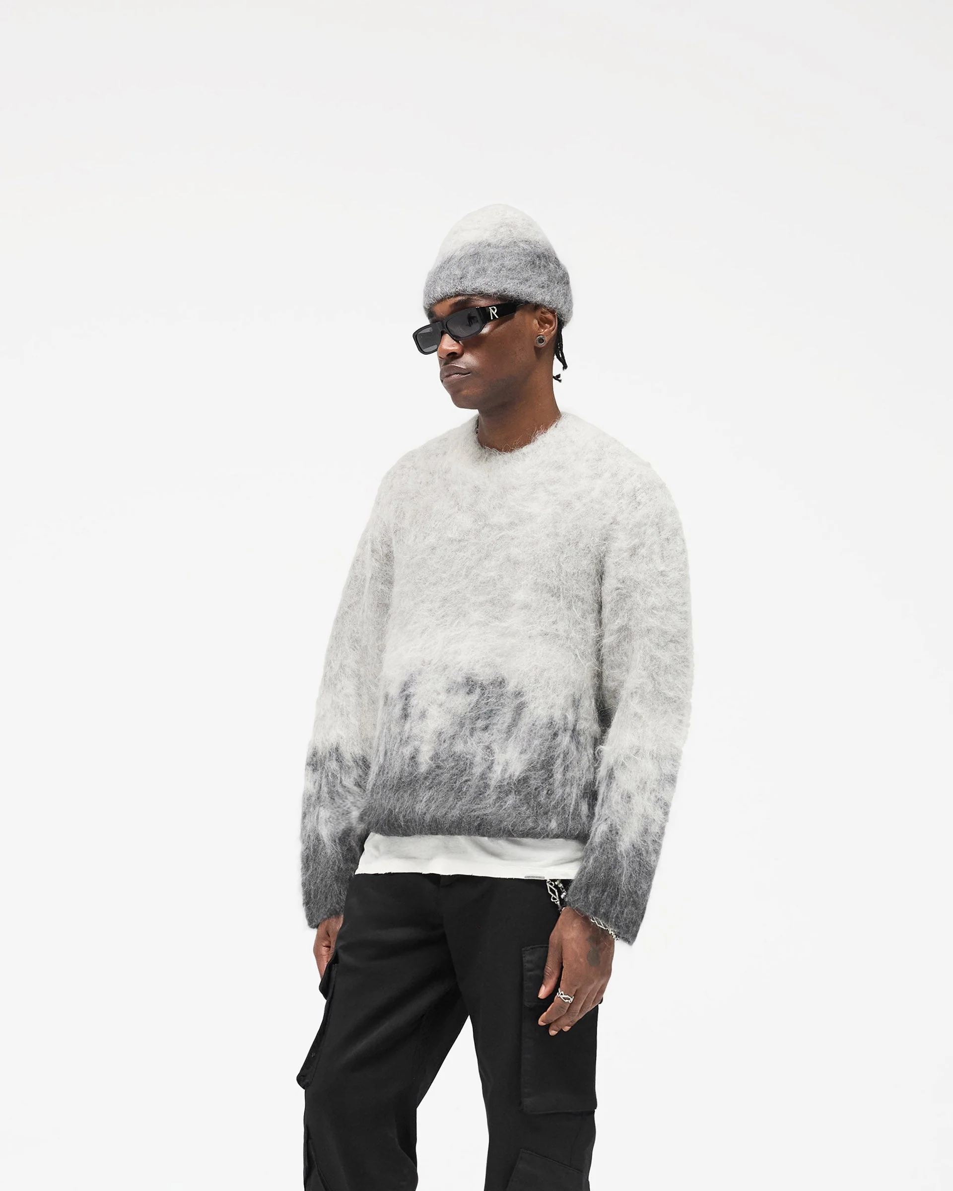 Ombre Sweater - Light Grey