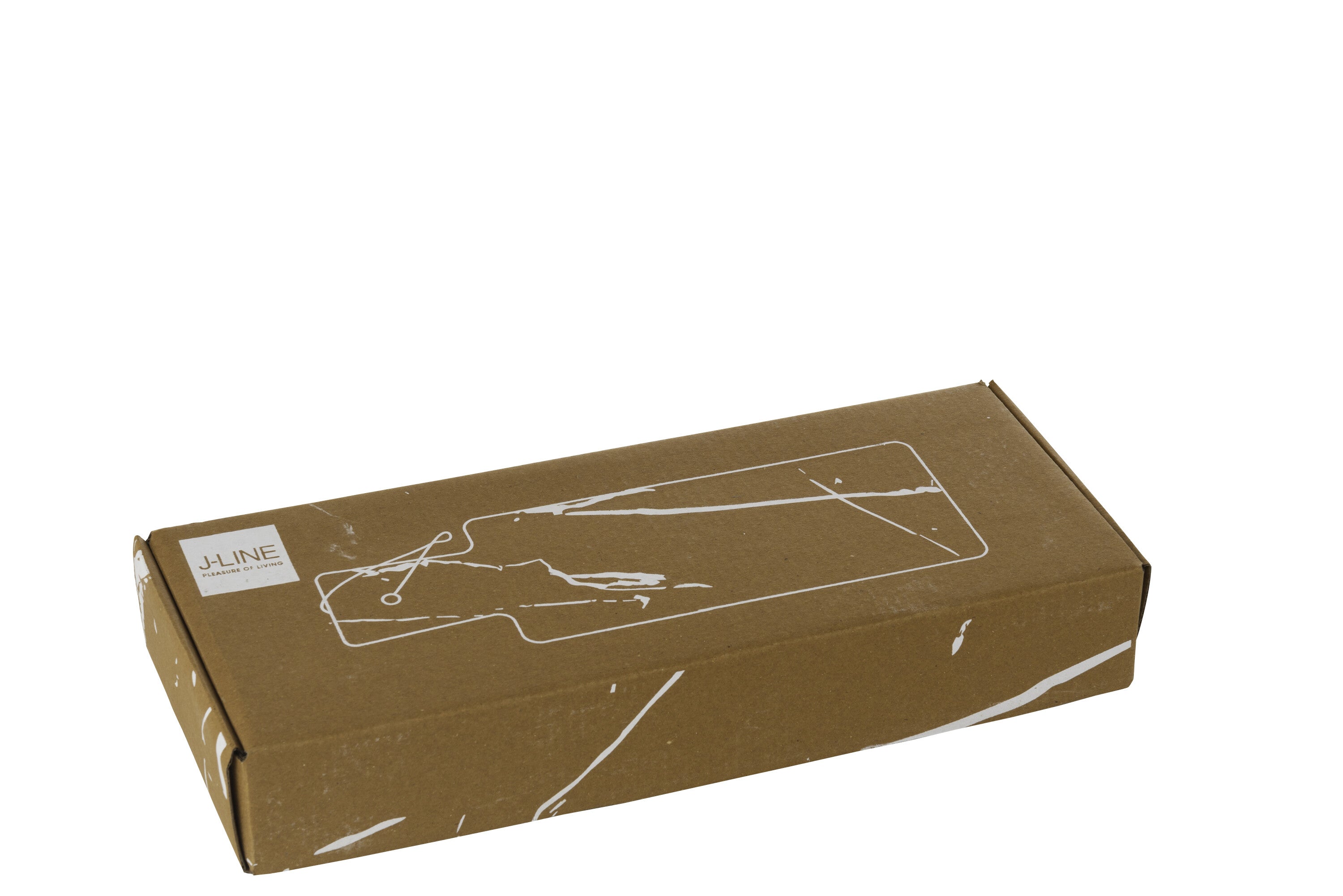 J-Line snijplank Rechthoekig Marmer - steen - wit groen - sm