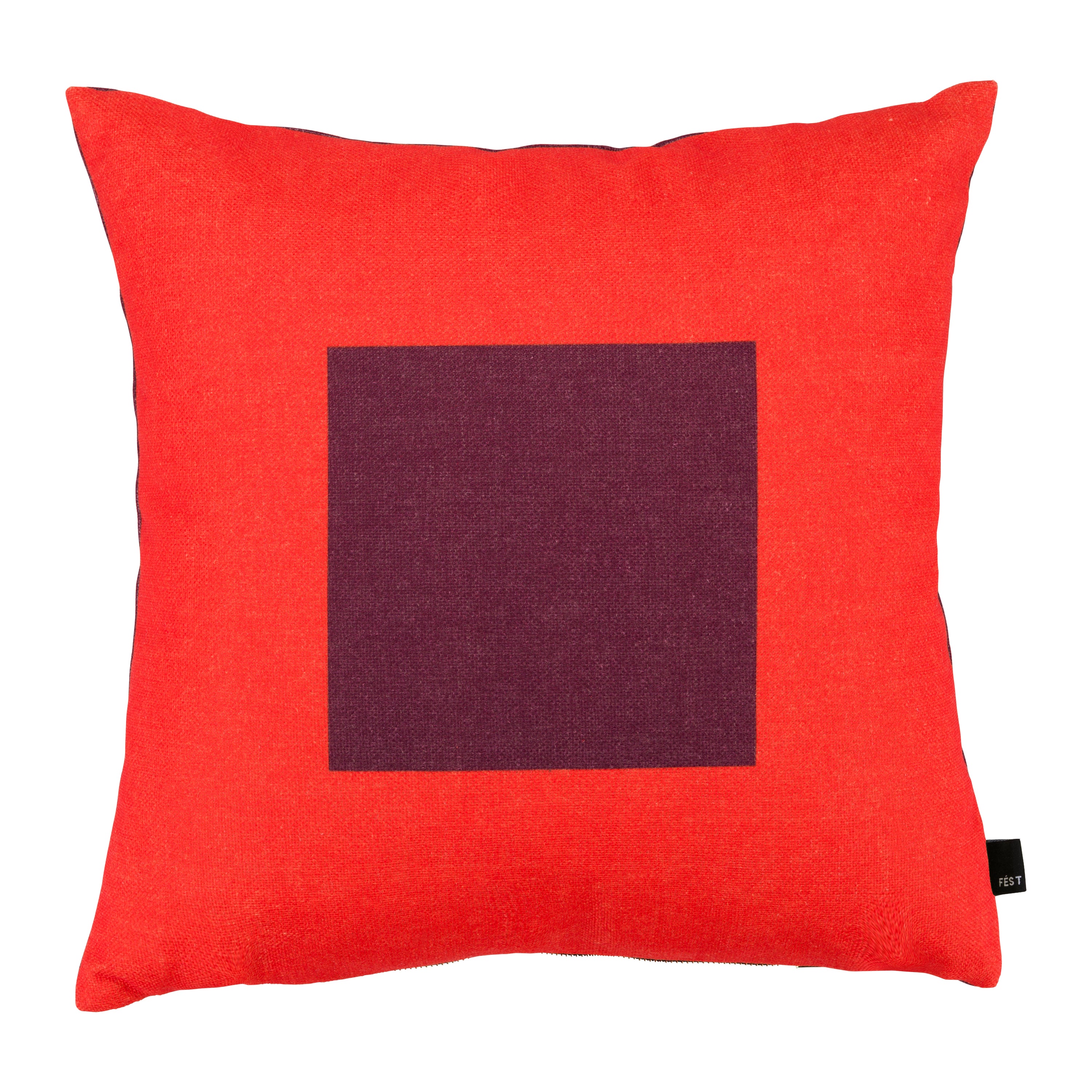 FÉST Square Sierkussen 45 x 45 cm - Burgundy