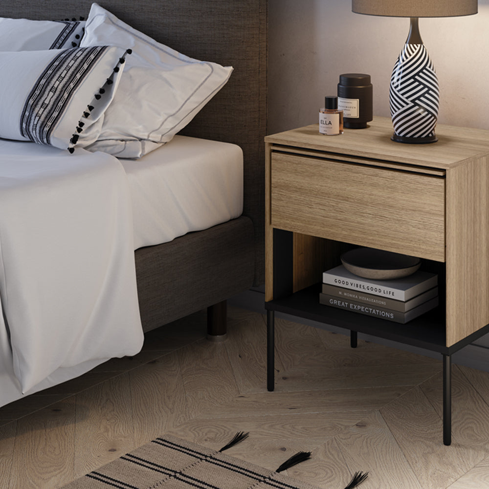 by fonQ Grain Nachtkastje - Eikenhout