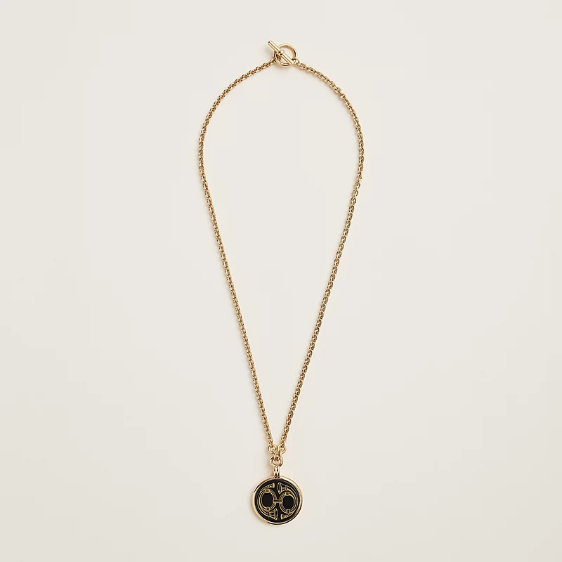 Replicate Medaille Bijou Deux Cors necklace, small model(1:1 replica) - Original Replica Club