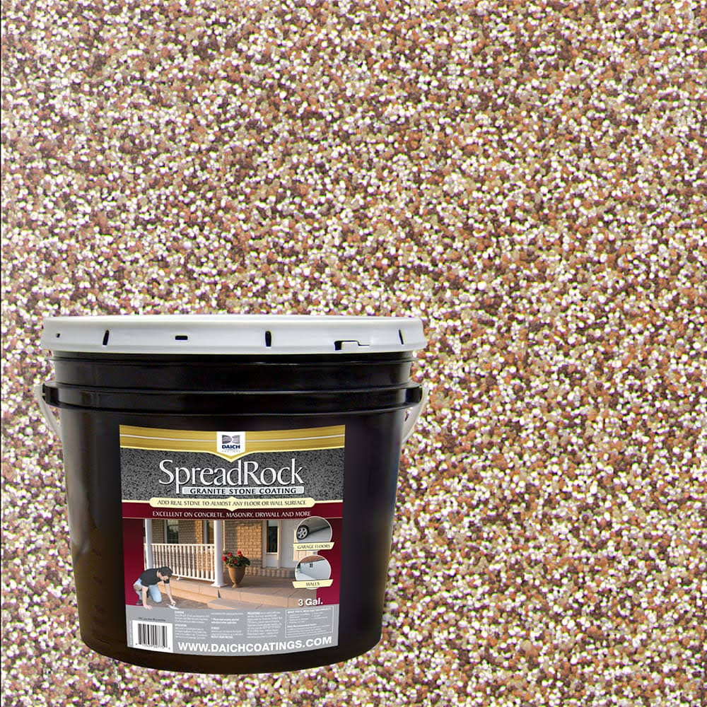 SpreadRock Granite Stone Coating 3-Gal Brownstone Interior/Exterior-Instock(Brownstone)